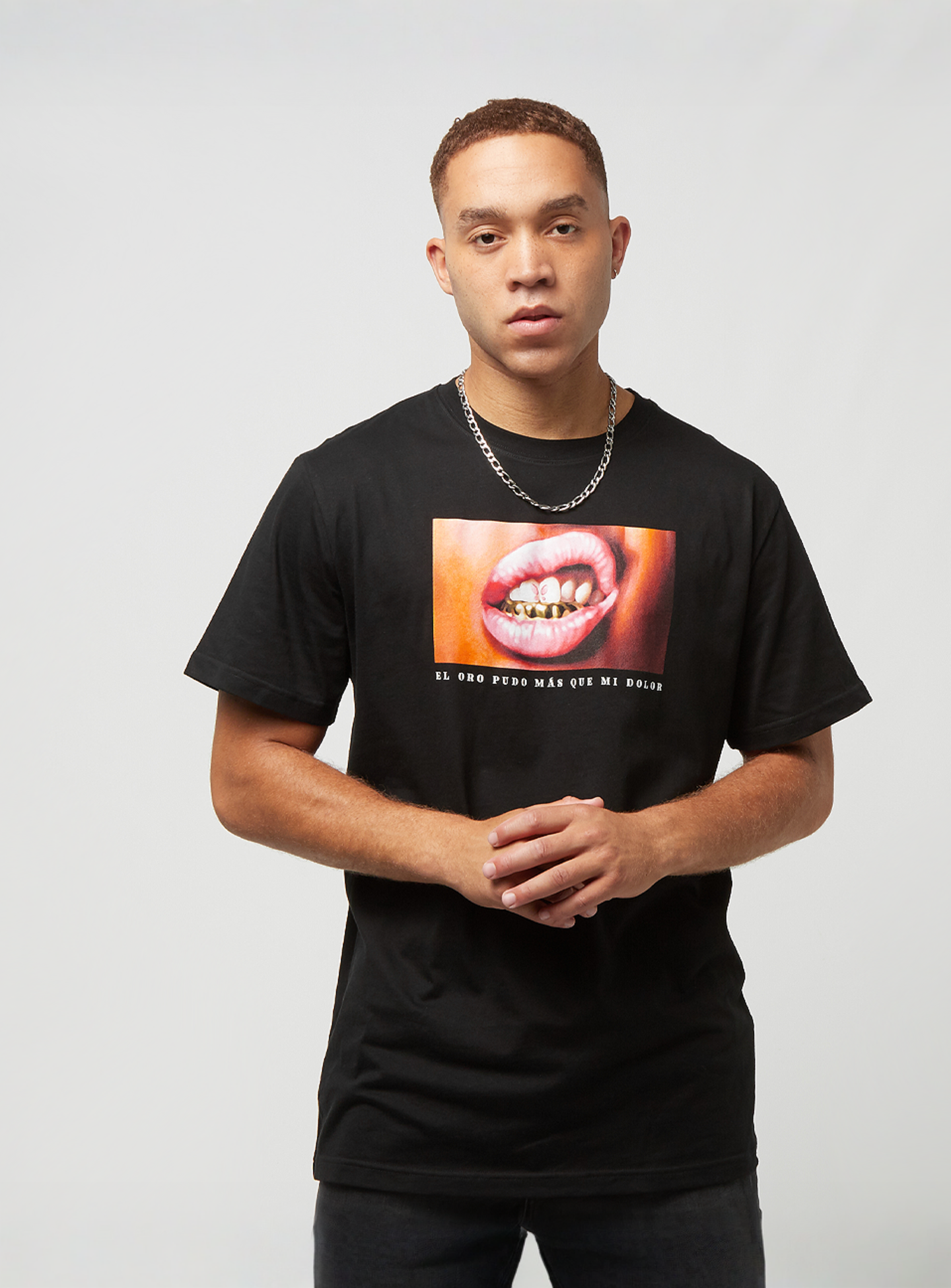 Mister Tee, El Oro Tee, black, Image 1 of 3