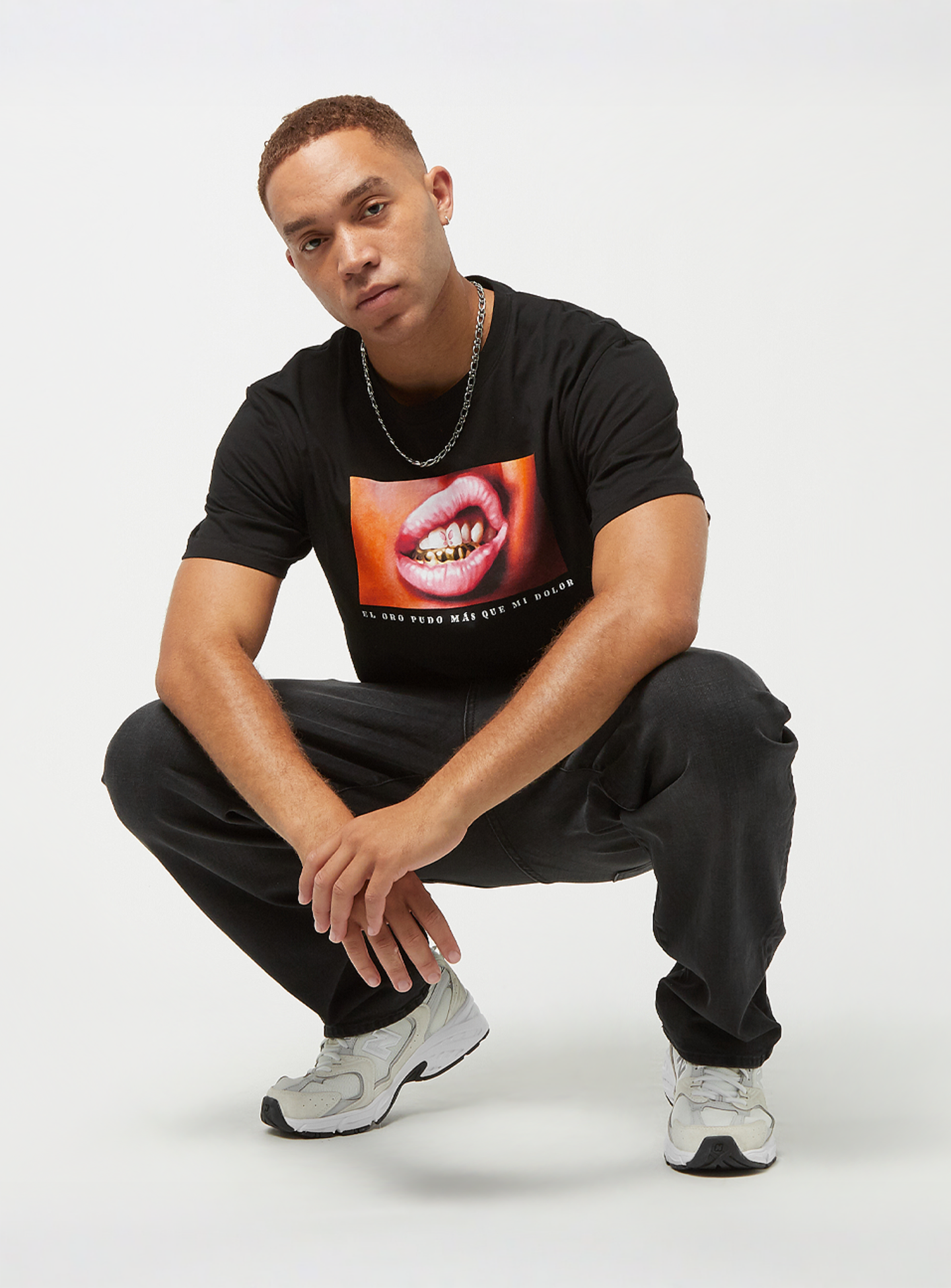 Mister Tee, El Oro Tee, black, Image 3 of 3