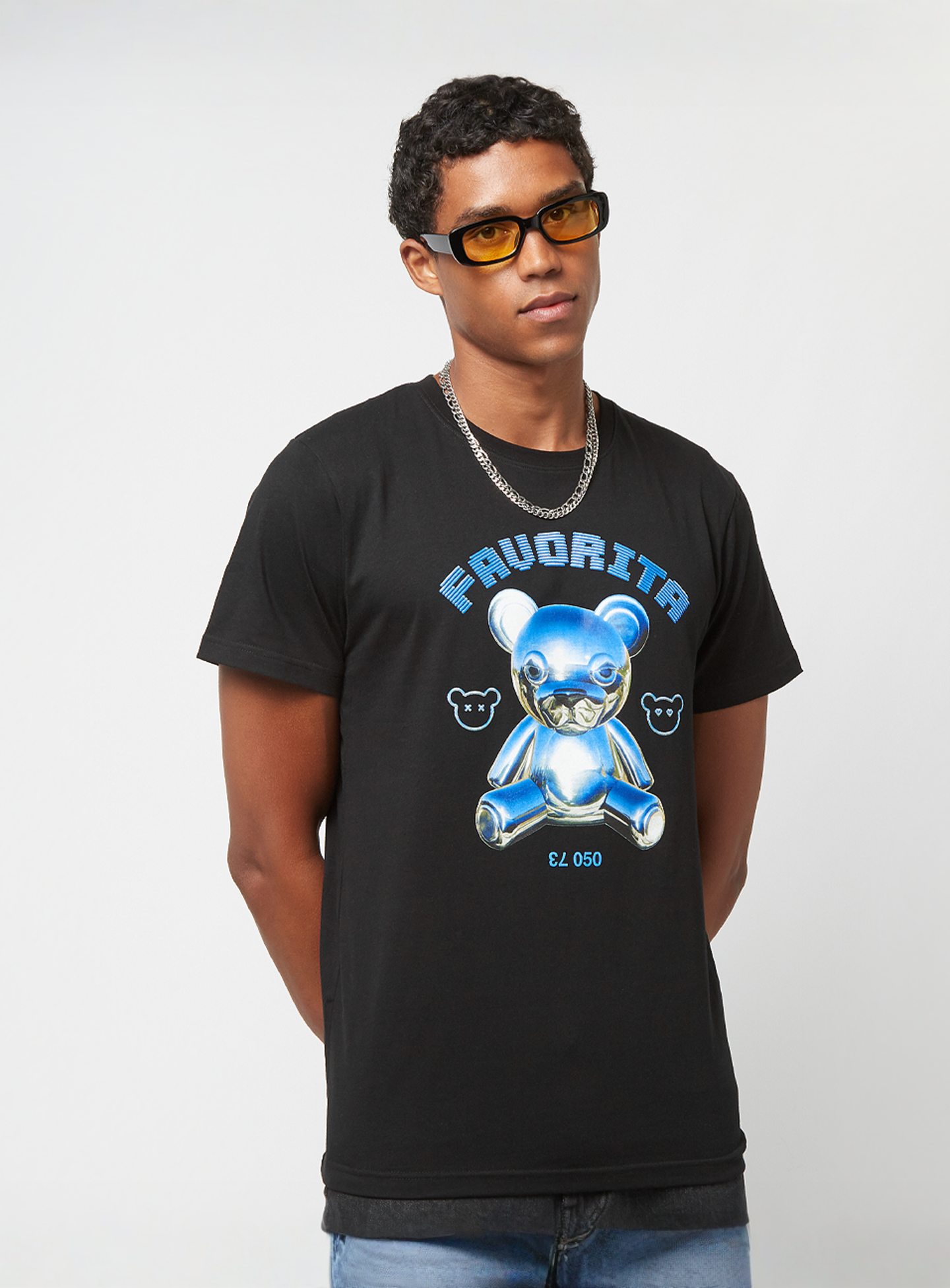 Mister Tee, El Oso Tee, black, Image 1 of 4