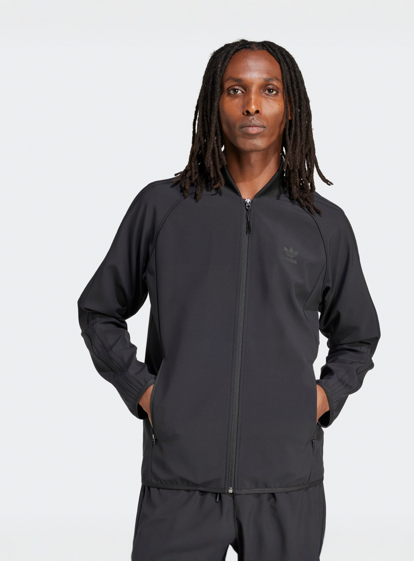adidas Originals, adicolor Superstar Trackjacket, black, Image 1 of 5