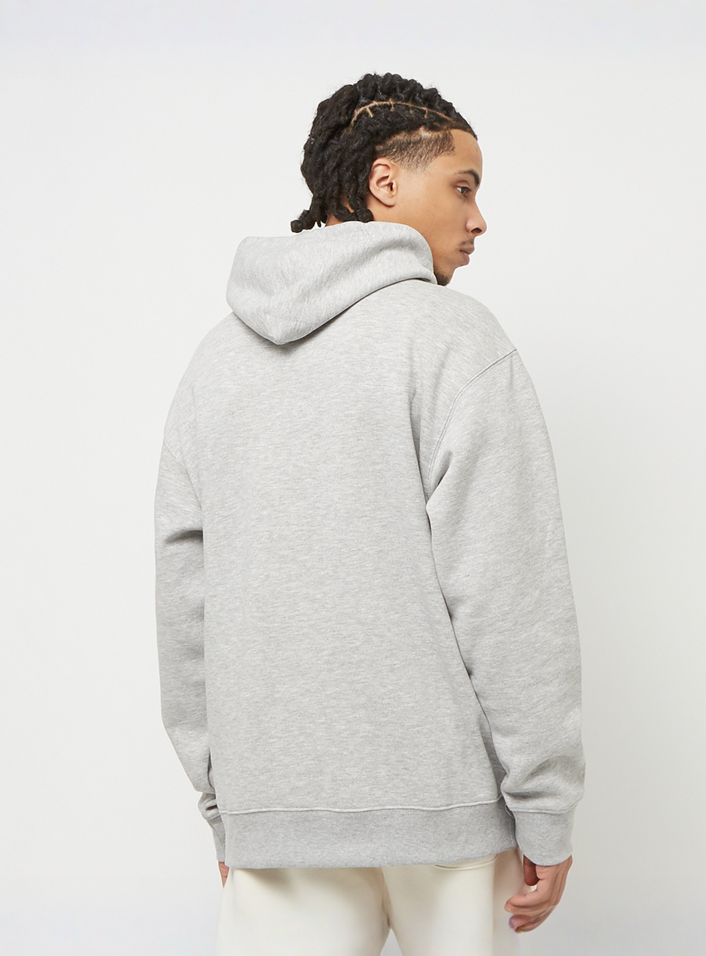 New Balance, Small Logo Brushed Hoodie, grey, Image 2 of 4