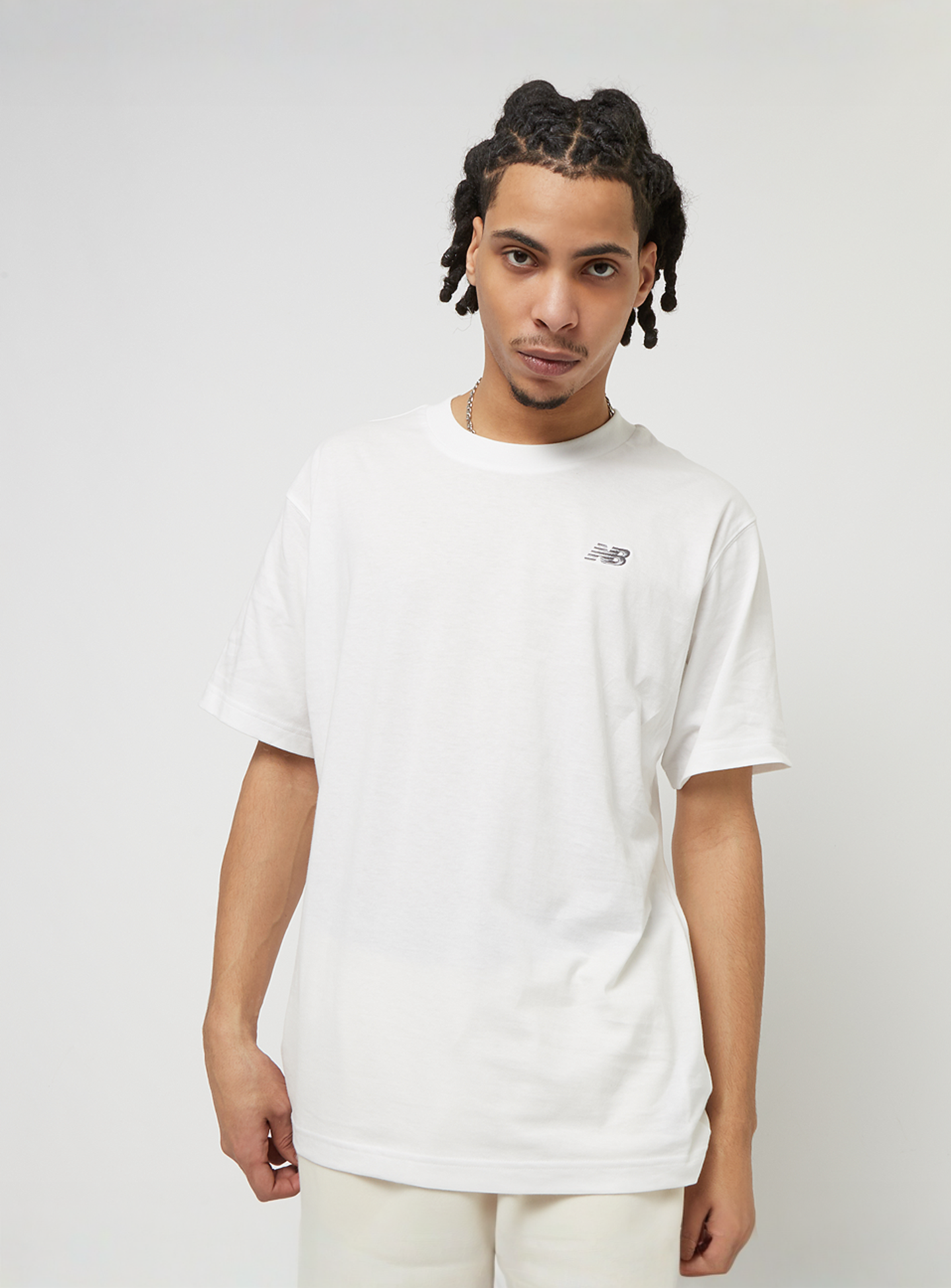 New Balance, Small Logo T-Shirt, white, Image 1 of 4