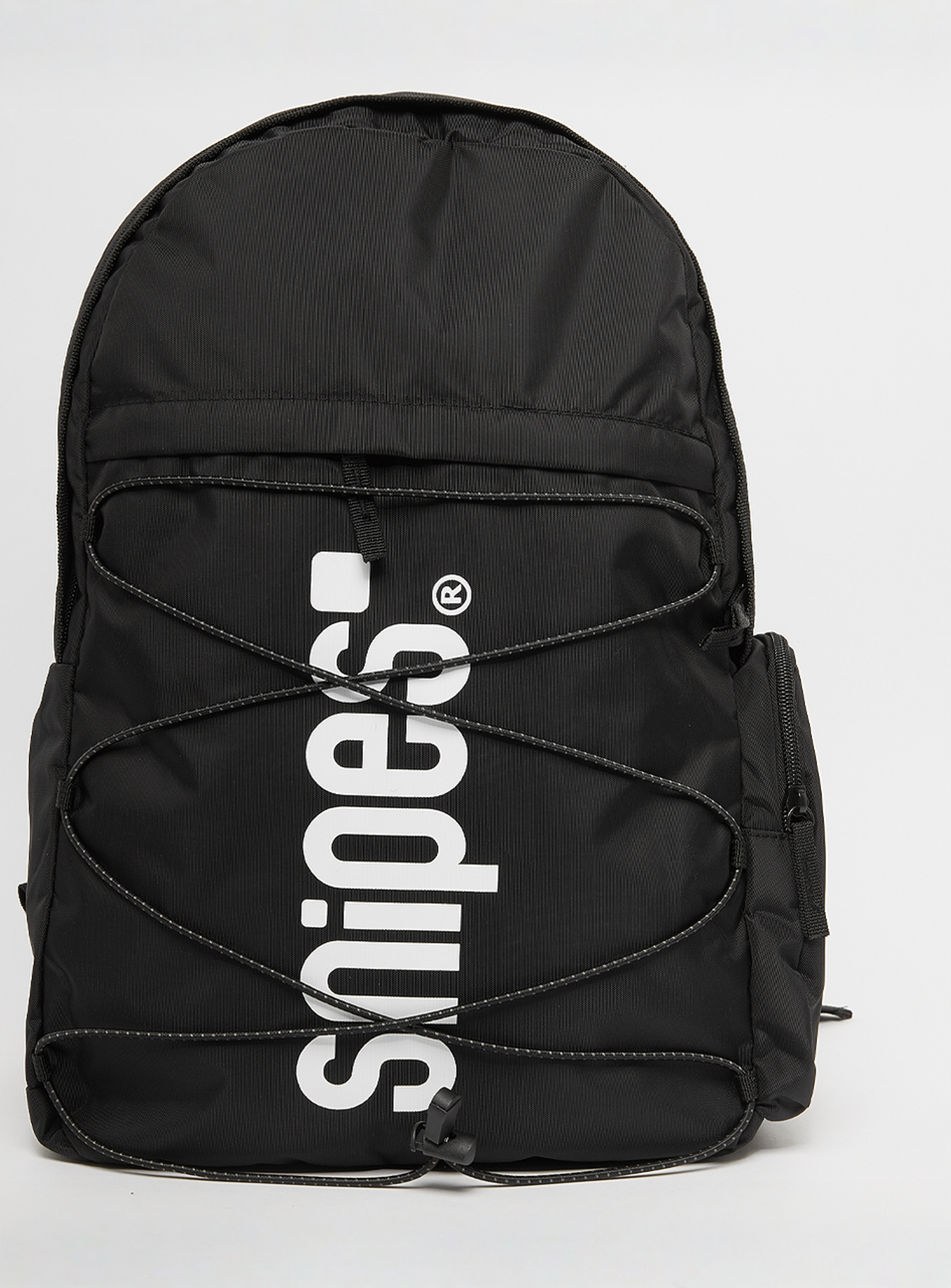 SNIPES, Medium Basic Logo Drawstring Skate Backpack, black, Image 1 of 5
