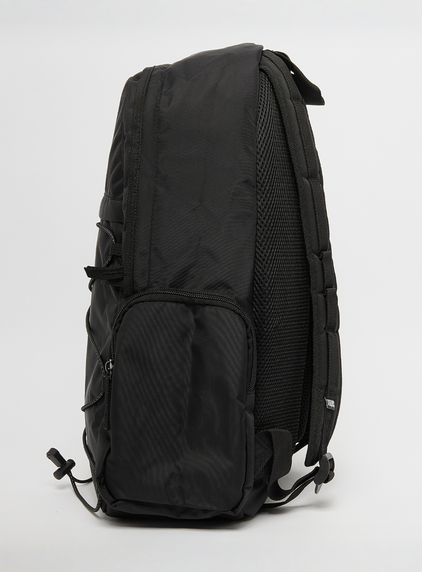 SNIPES, Medium Basic Logo Drawstring Skate Backpack, black, Image 2 of 5