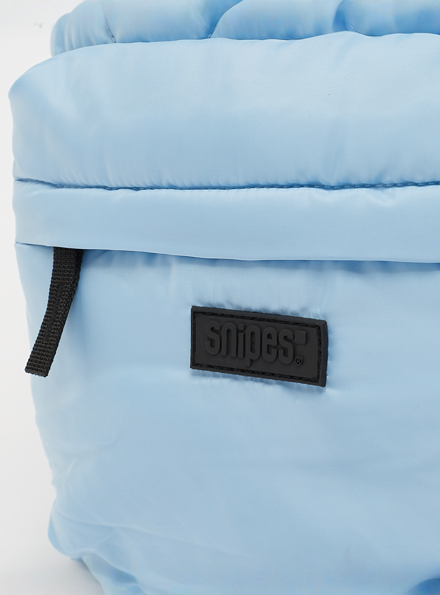 SNIPES, Rubber Badge Basic Logo Diamond Quilted Backpack, blue, Image 5 of 7