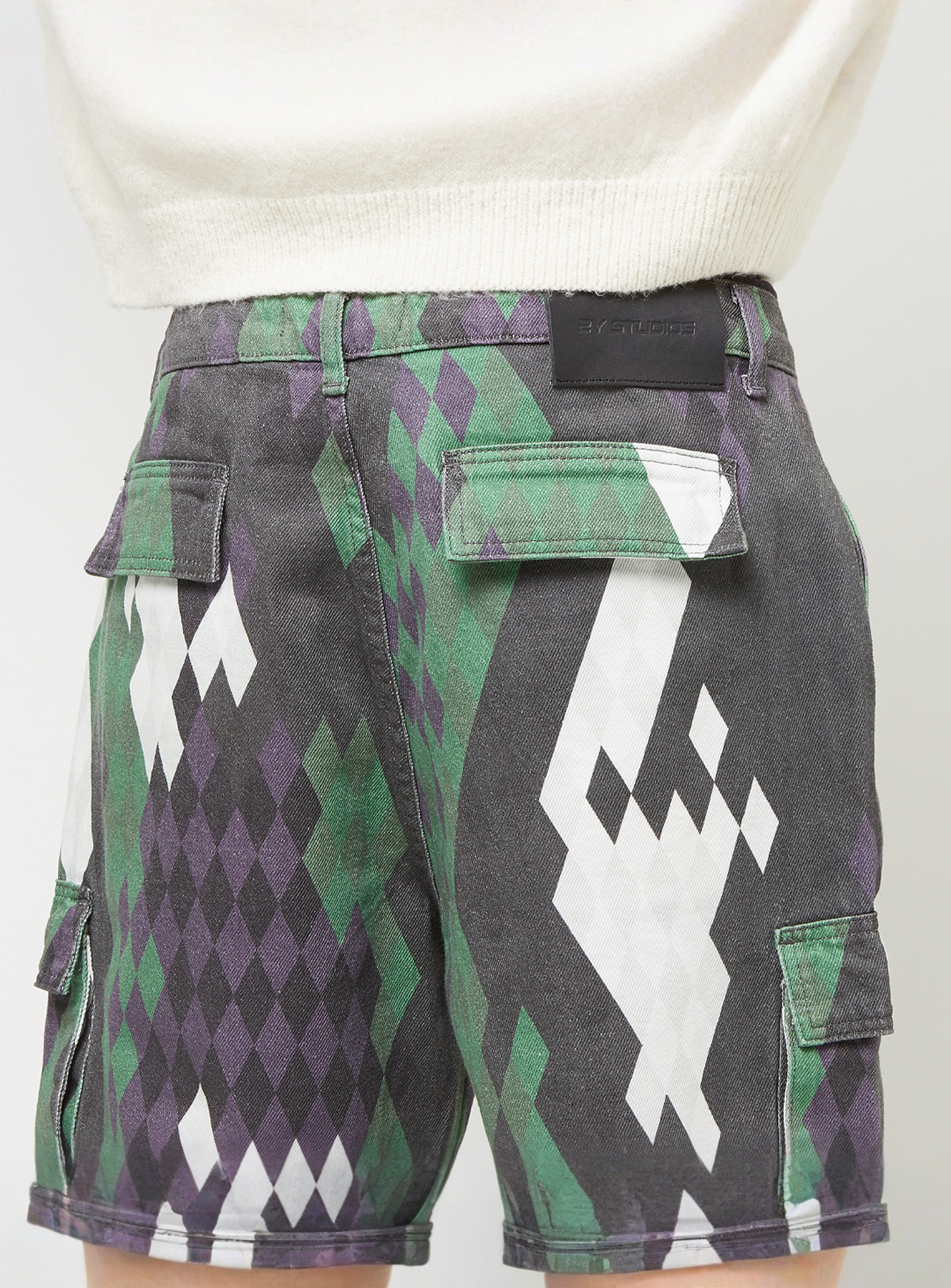 2Y STUDIOS, Kiran 4-Pocket Cargo Pants, green, Image 4 of 6