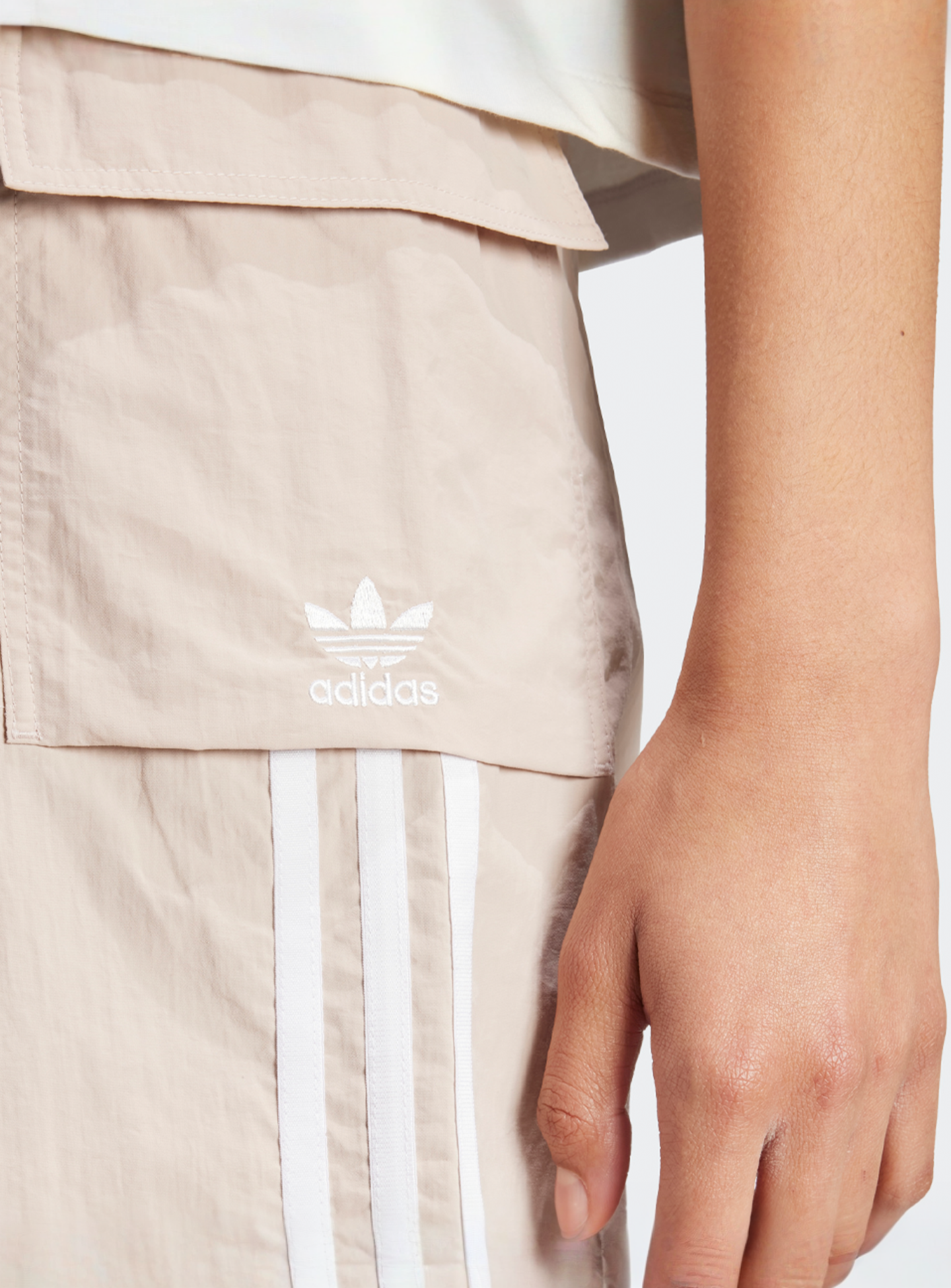 adidas Originals, 3-Streifen Cargo Short Summer Glow, beige, Image 3 of 5