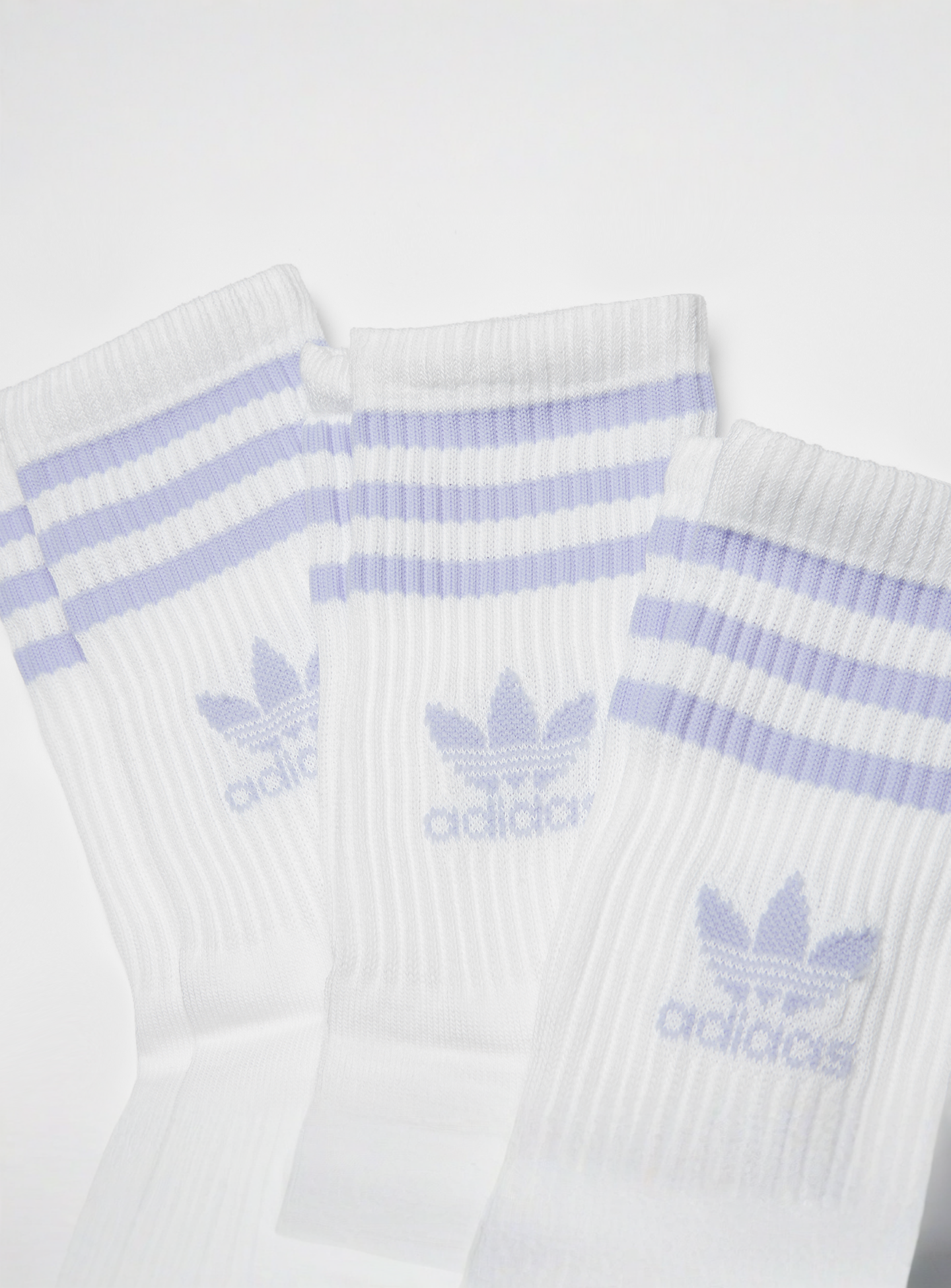 adidas Originals, 3 PACK - adicolor Crew Socks, white, Image 2 of 2