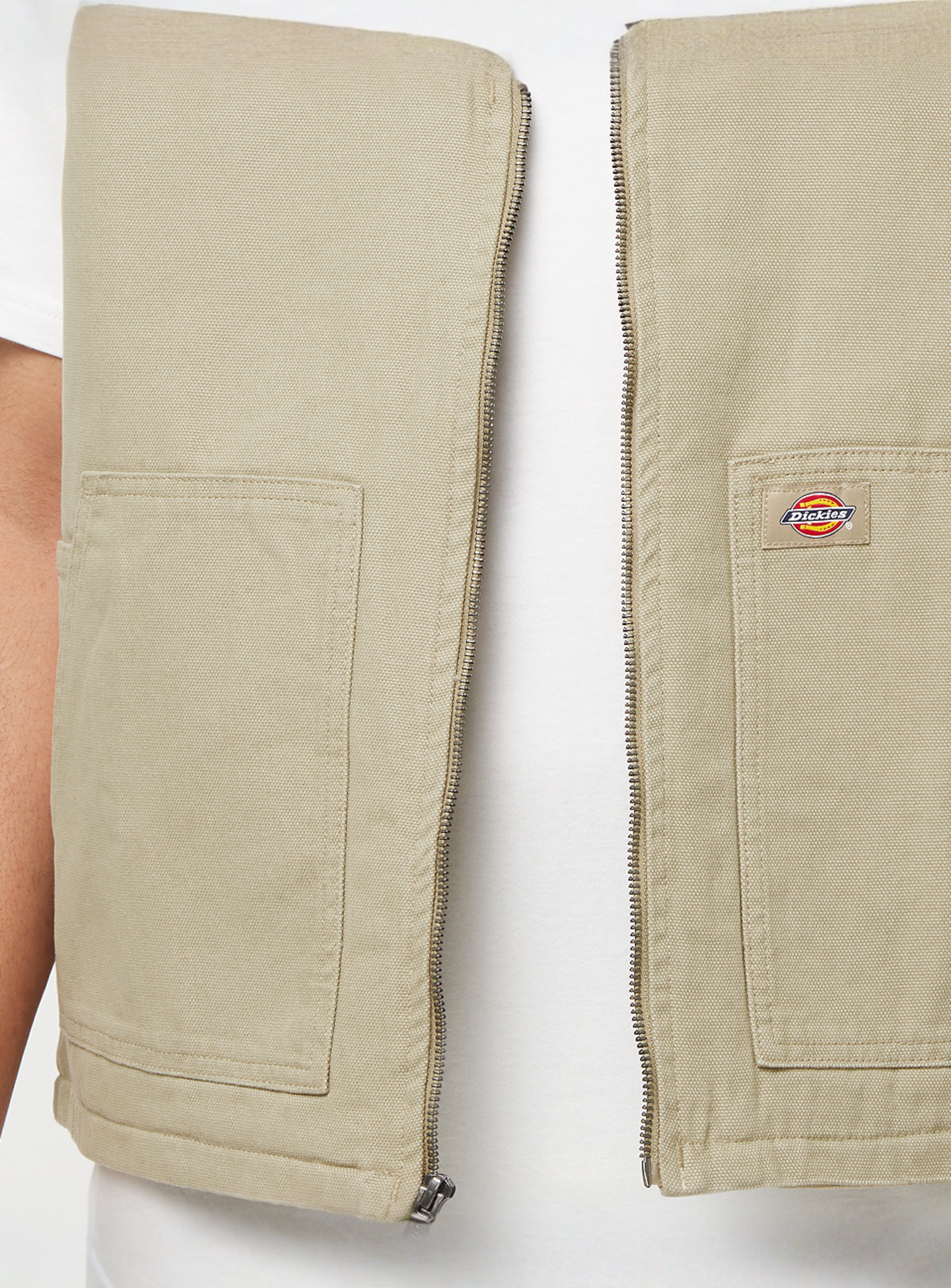 Dickies, Duck Canvas Summer Vest, beige, Image 3 of 4