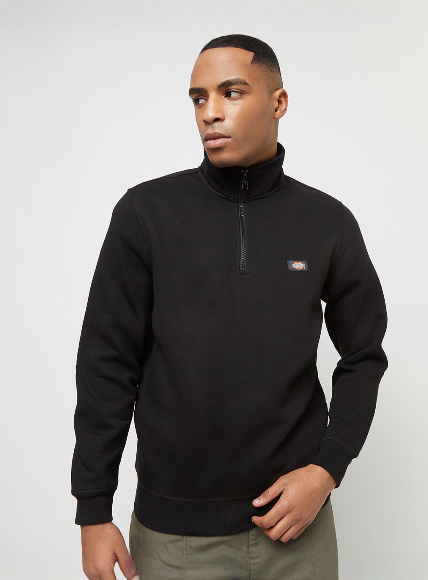 Dickies, Oakport Quarter Zip, black, Image 1 of 4