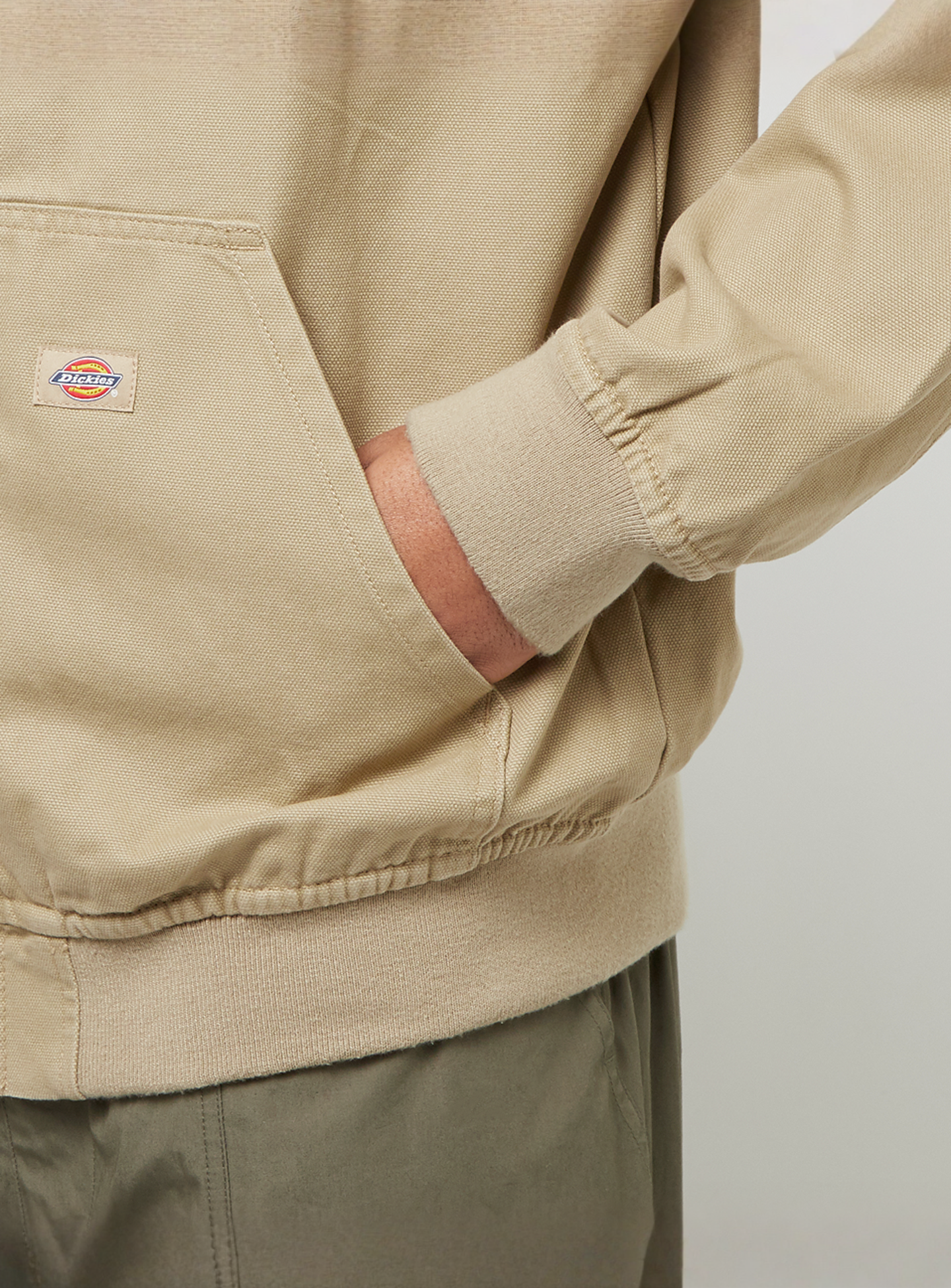 Dickies, Duck Canvas Hooded Unlined Jacket, beige, Image 3 of 4