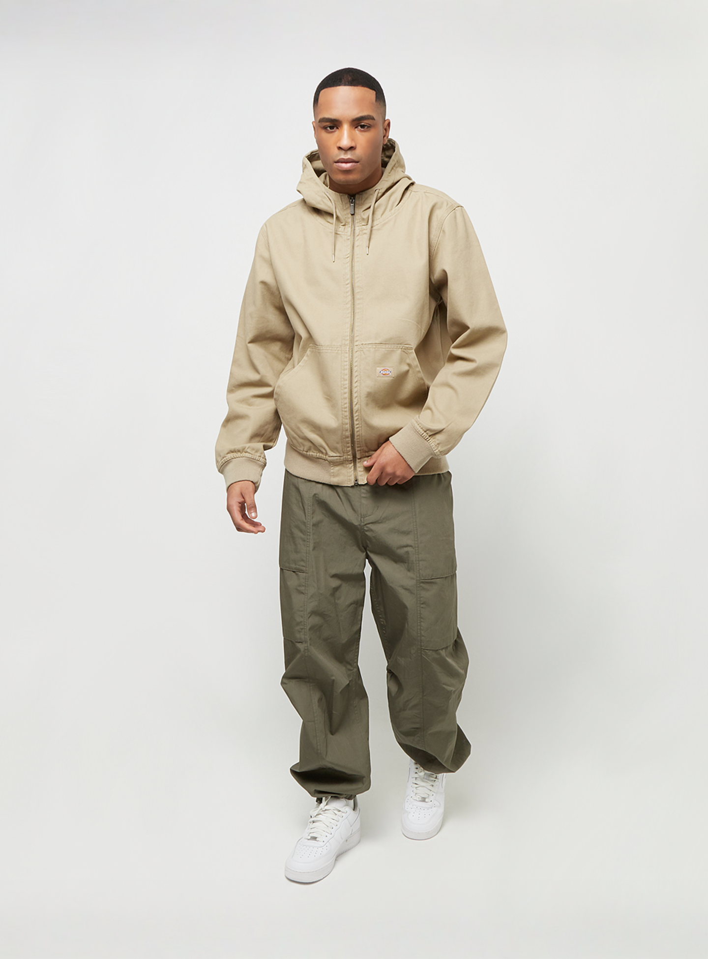 Dickies, Duck Canvas Hooded Unlined Jacket, beige, Image 4 of 4