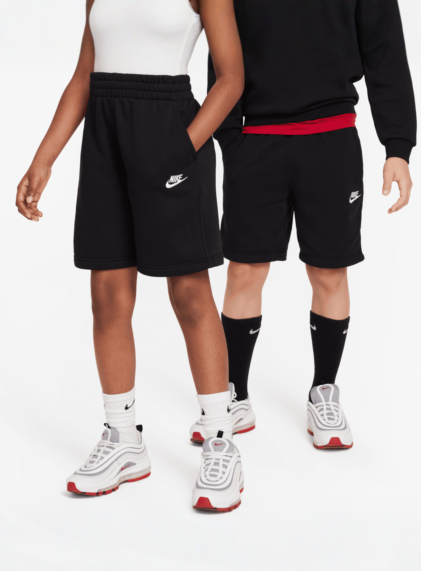 Nike, Sportswear Club Fleece French-Terry-Shorts, black, Image 1 of 7