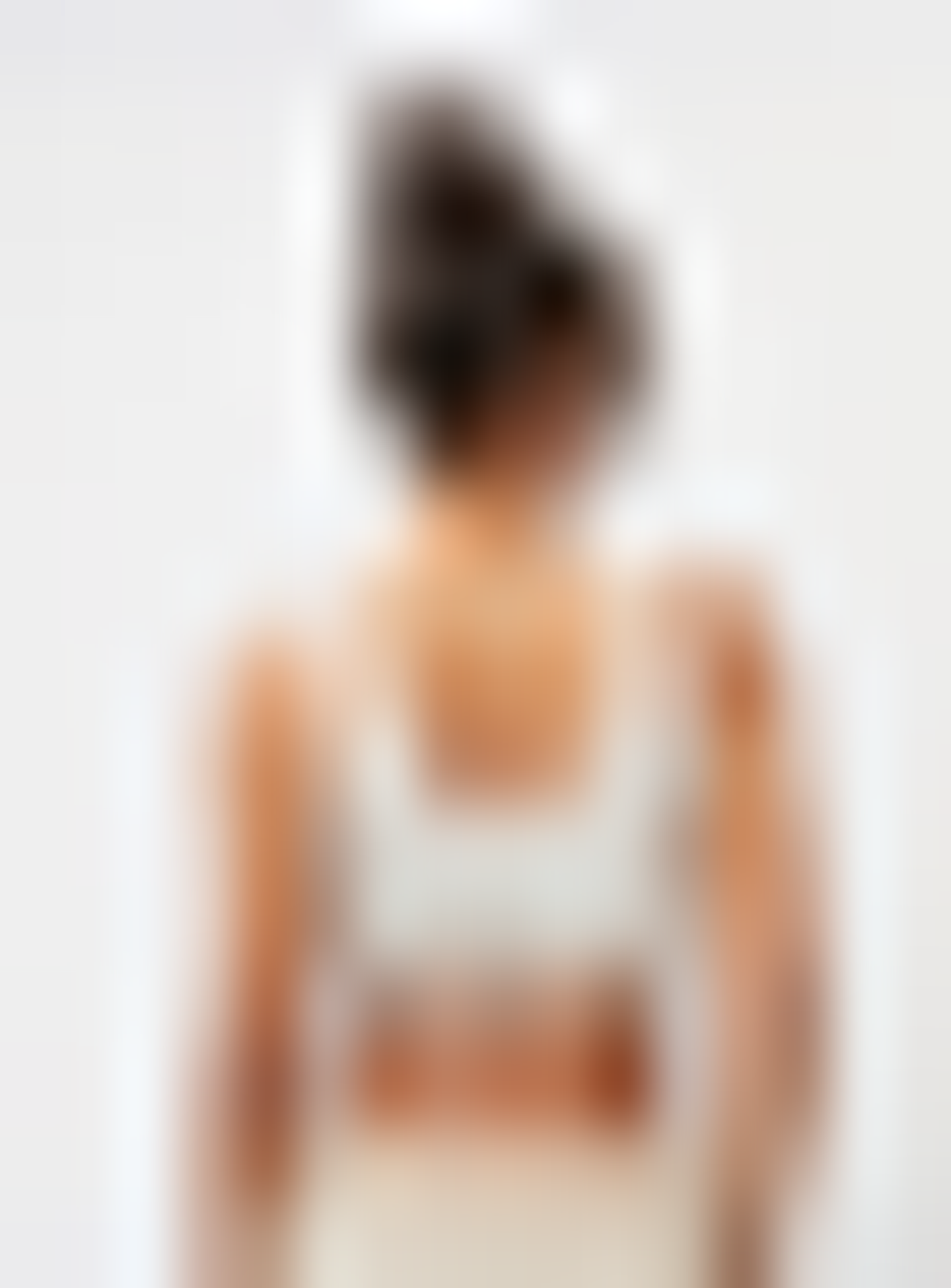 Nike, Sportswear Chill Terry Crop Tank, beige, Image 2 of 4