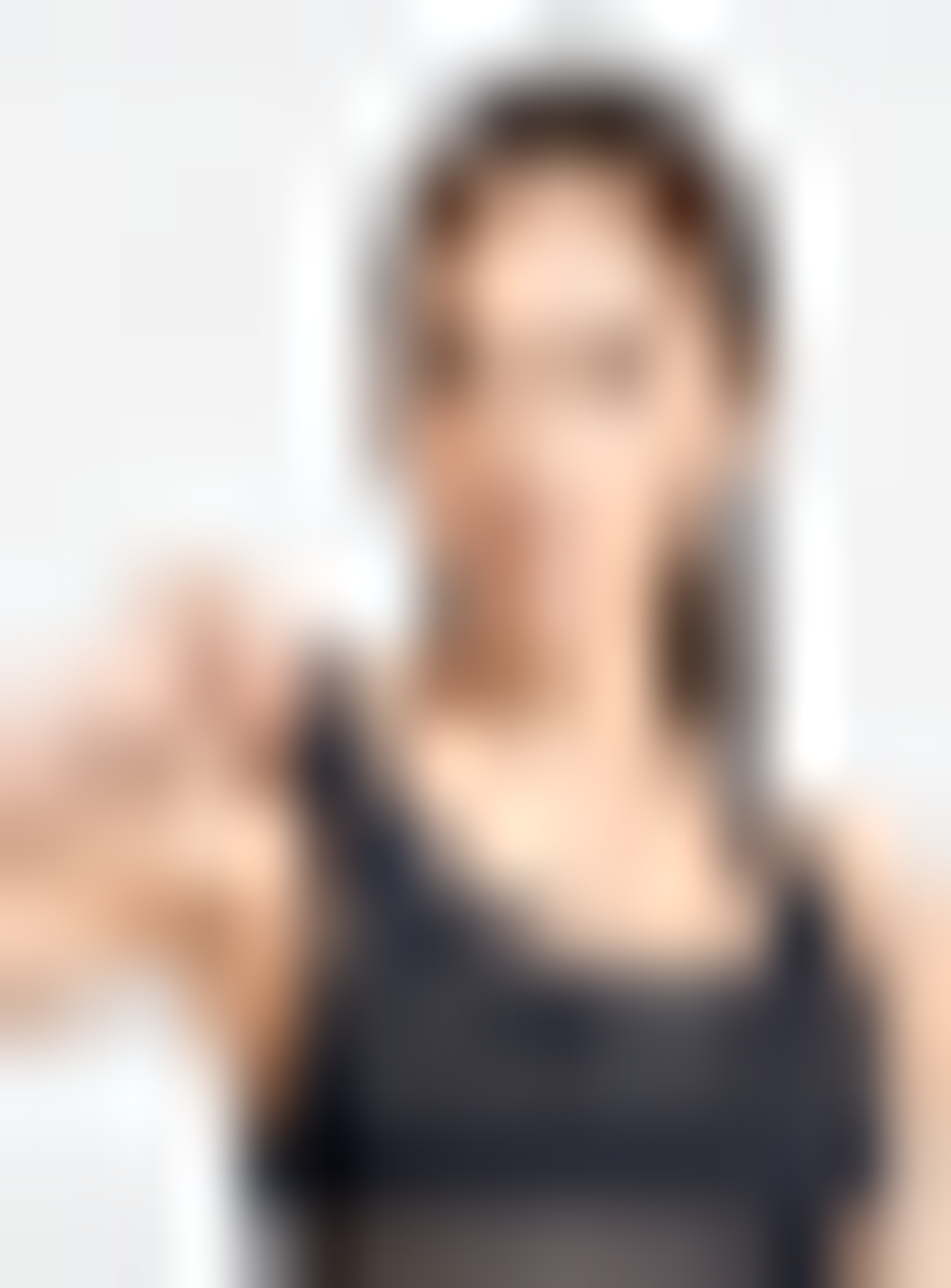 Nike, Swoosh Medium Support Padded Sports Bra, black, Image 3 of 6