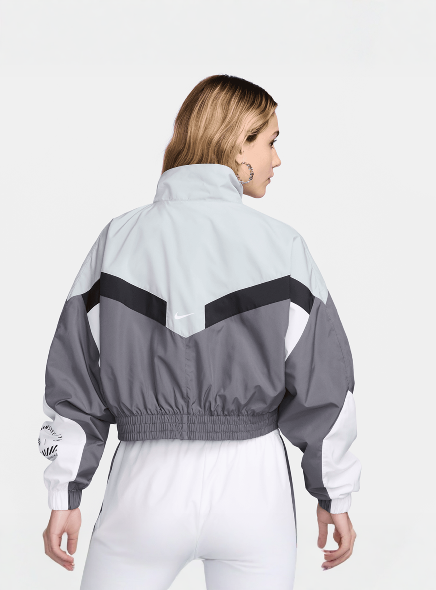 Nike, Sportswear Woven Jacket, grey, Image 2 of 7