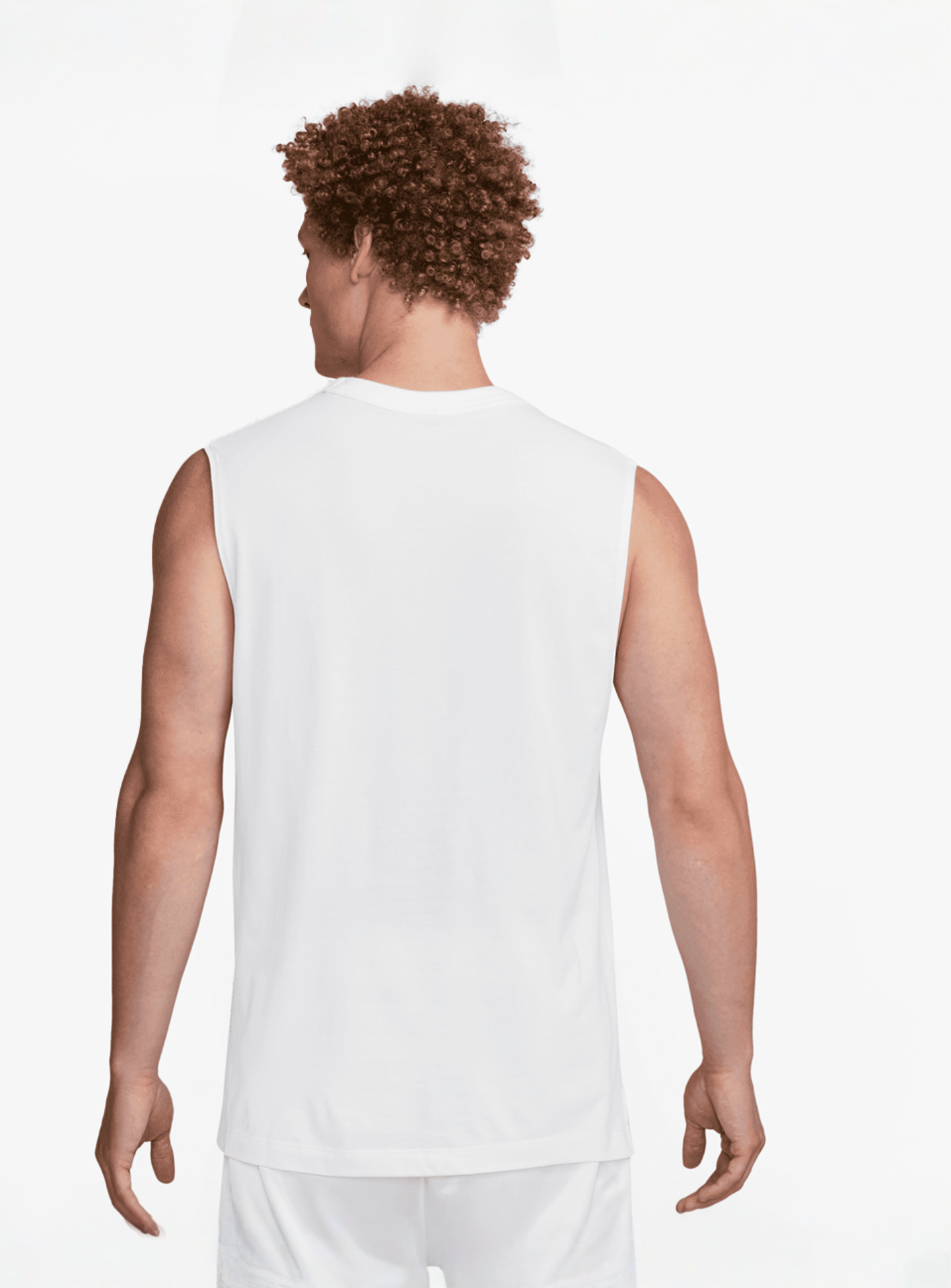 Jordan, Dri-Fit Sport Sleeveless Top, white, Image 2 of 3