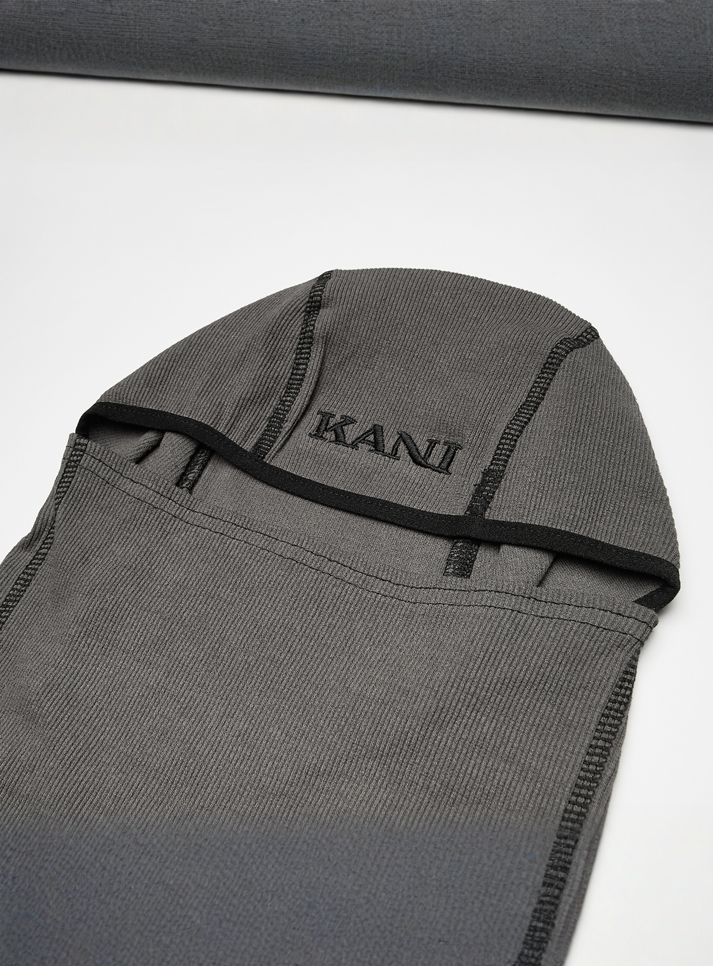 Karl Kani, Retro Rib Balaclava, grey, Image 4 of 4