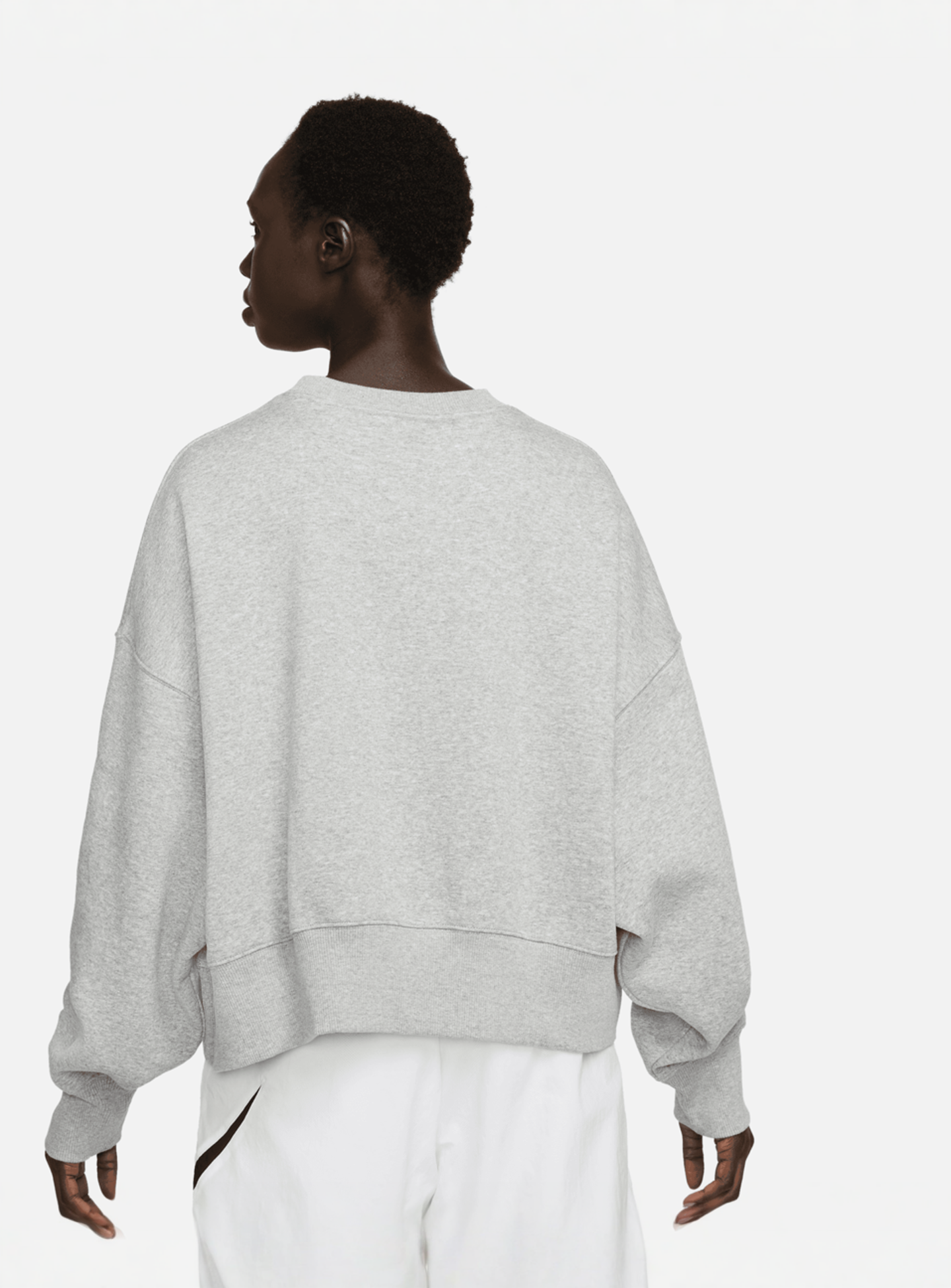 Nike, Sportswear Phoenix Fleece Oversized Hoodie, grey, Image 2 of 4