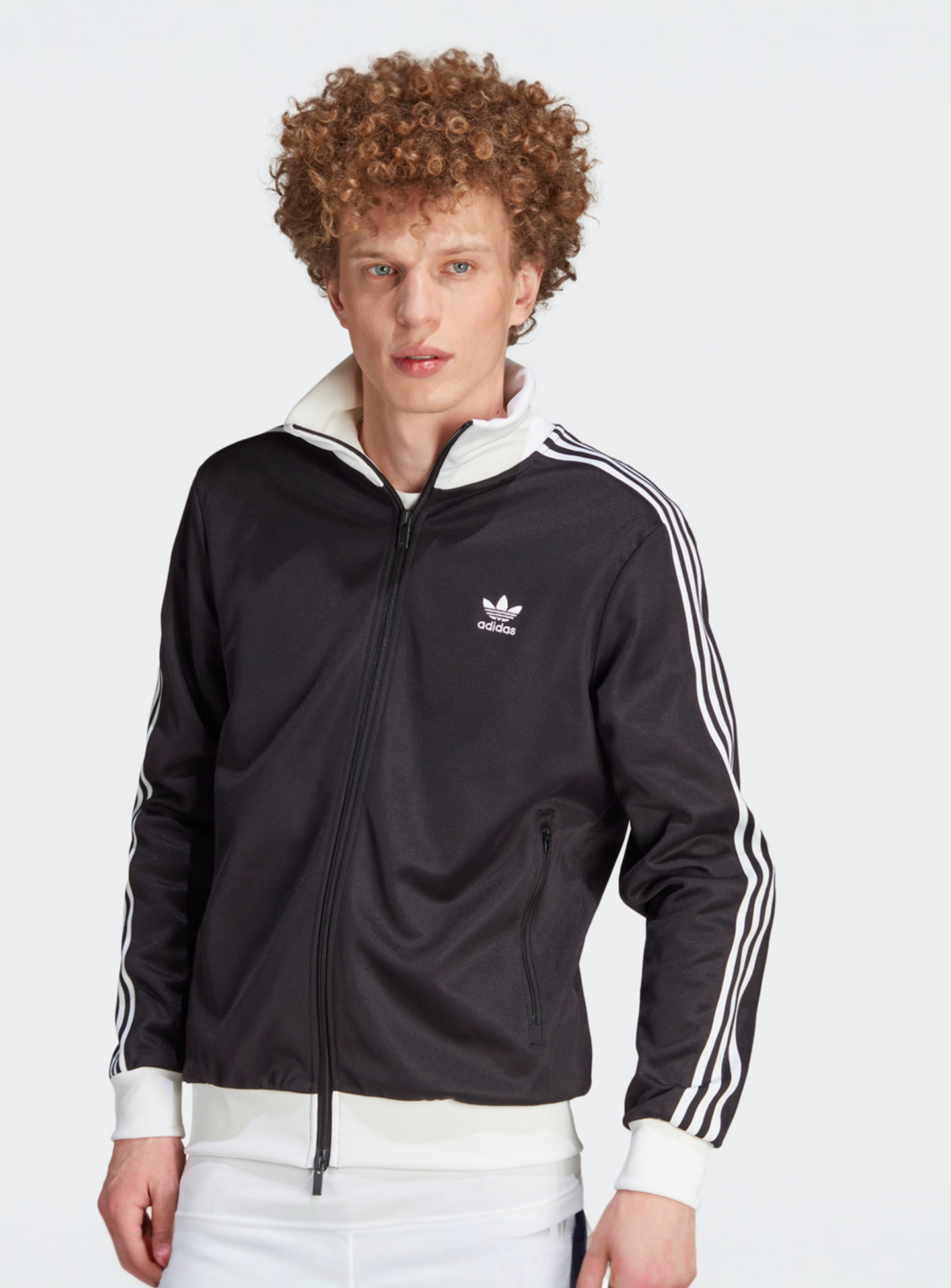 adidas Originals, adicolor Beckenbauer Trackjacket, black, Image 1 of 5