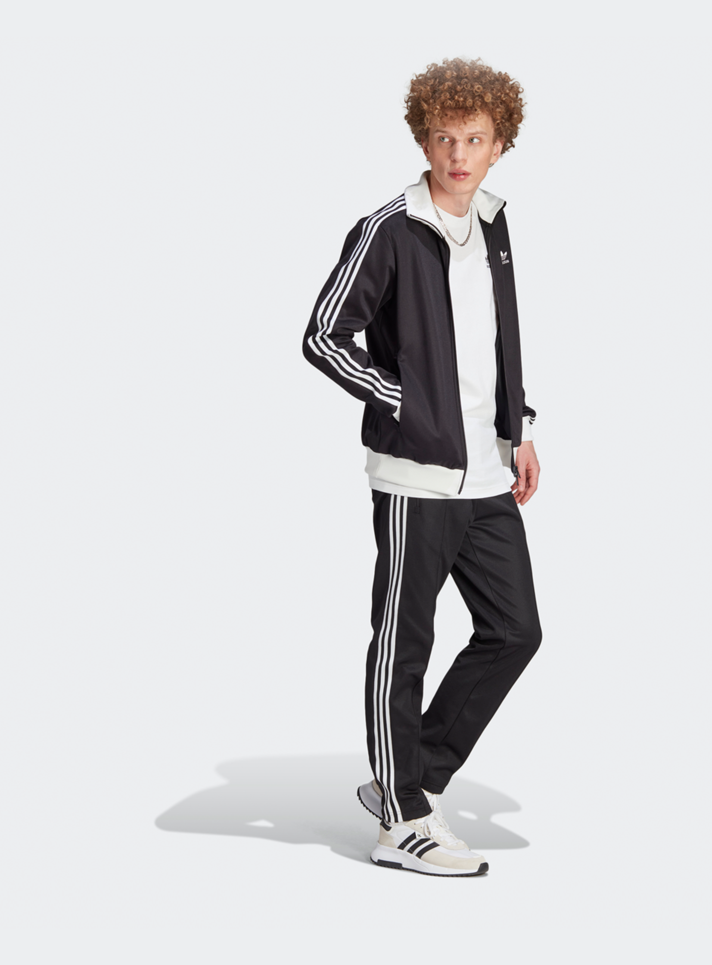 adidas Originals, adicolor Beckenbauer Trackjacket, black, Image 5 of 5