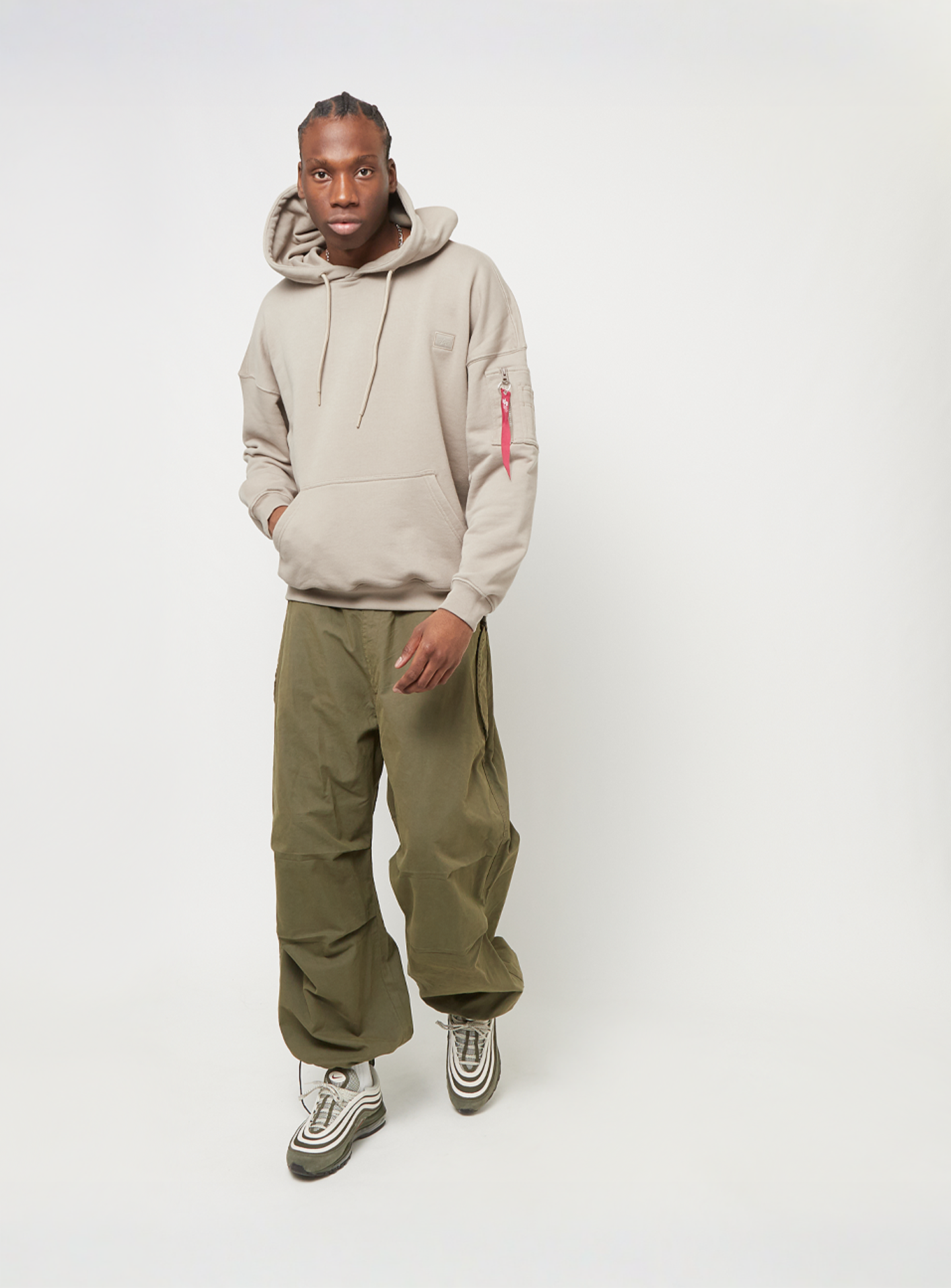 Alpha Industries, Essentials RL Hoody, beige, Image 5 of 5