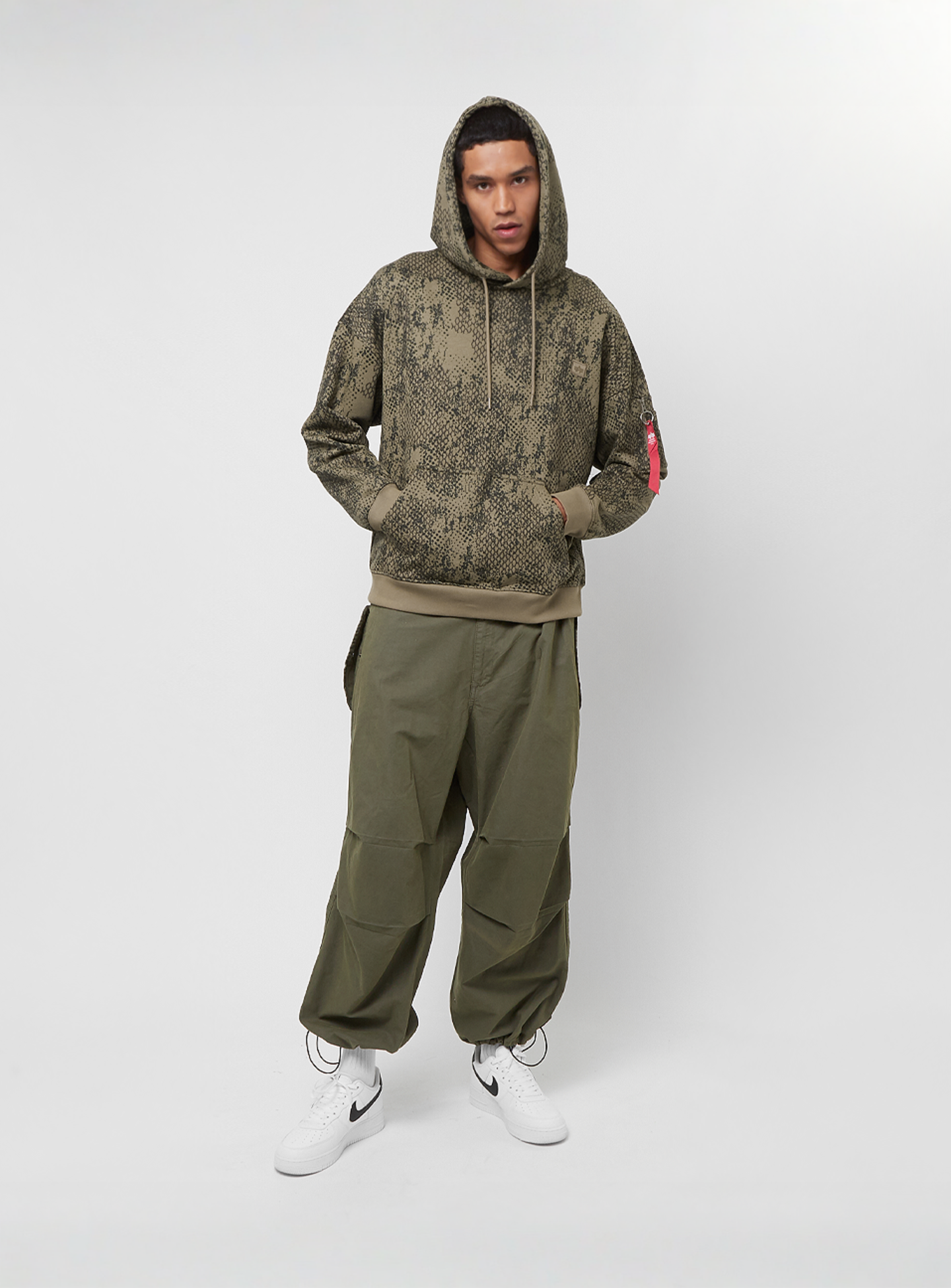 Alpha Industries, Essentials Relaxed Hoody Camo, camouflage, Image 5 of 5
