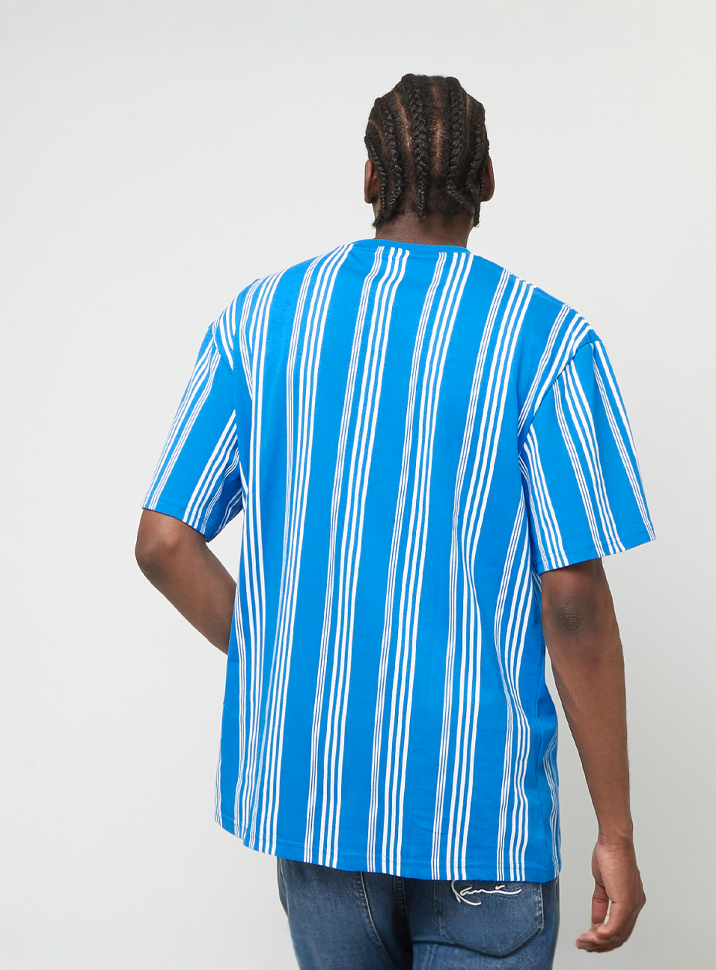 Karl Kani, Small Signature Striped Tee, blue, Image 2 of 4