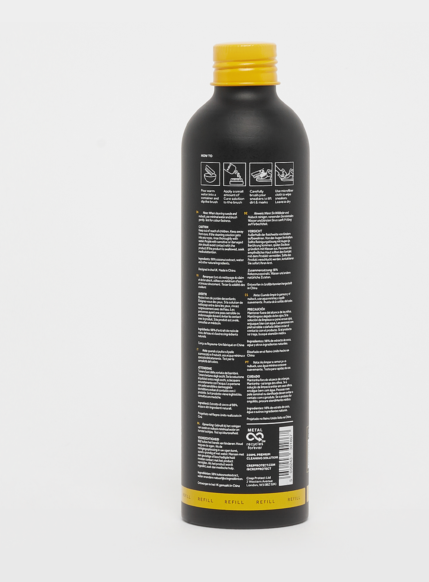 Crep Protect, Crep Cure Refill 250ml 2.0, black, Image 2 of 3