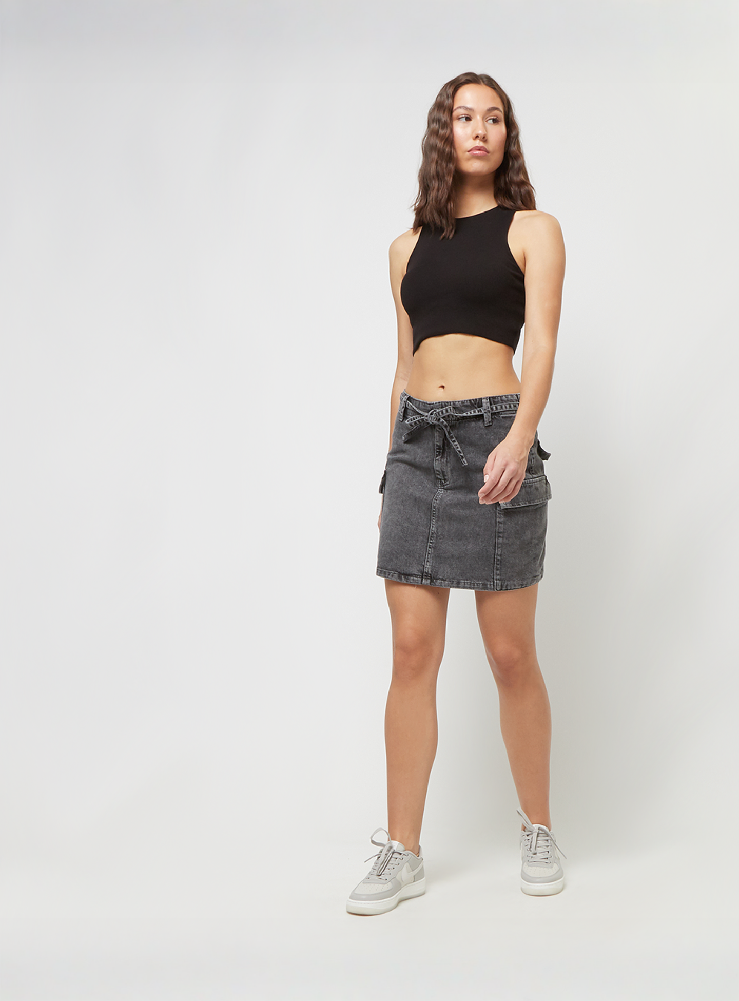2Y STUDIOS, Nisha Pocket Skirt, grey, Image 7 of 7