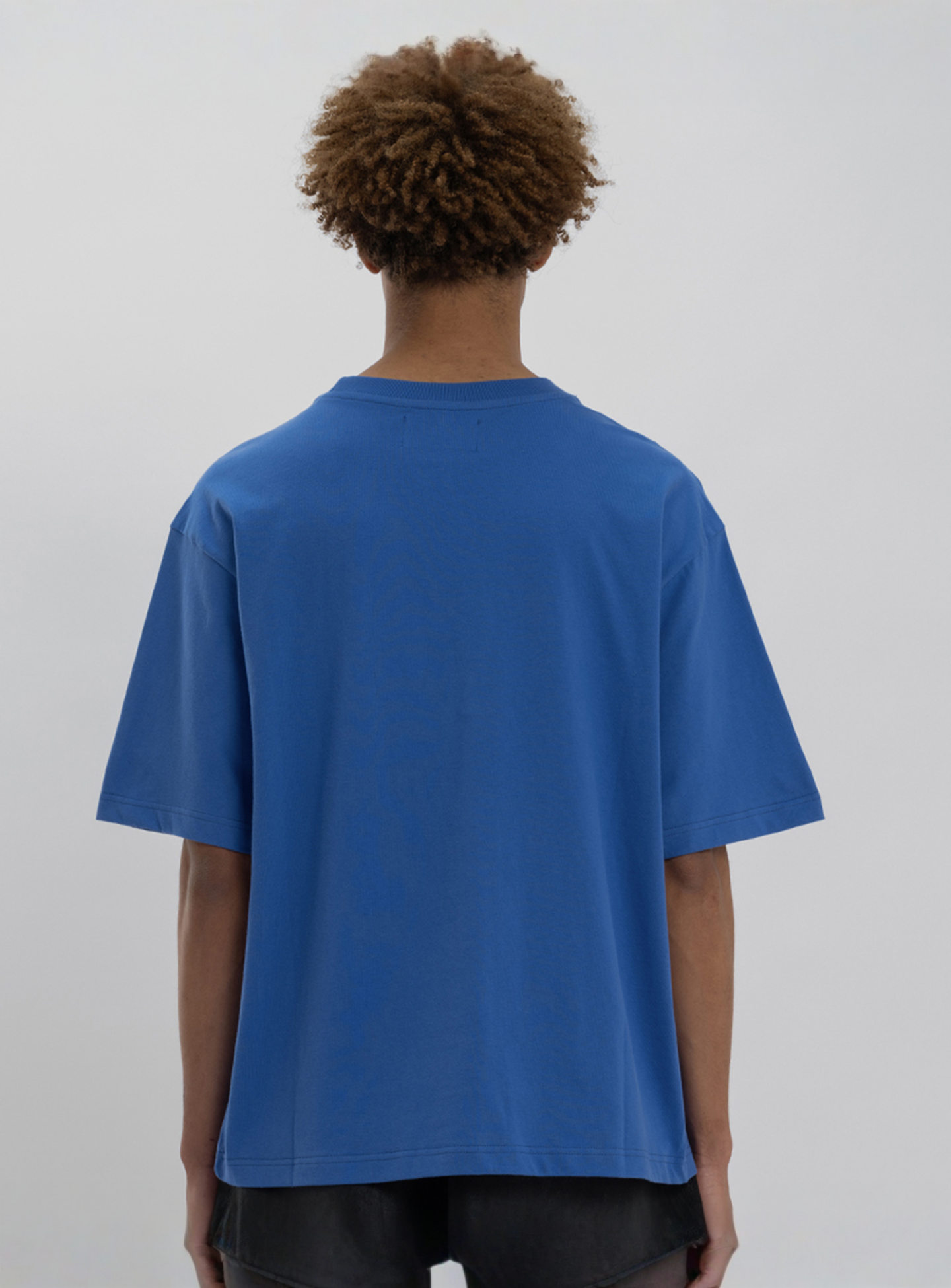 Low Lights Studios, Basic Logo T-Shirt, blue, Image 2 of 4