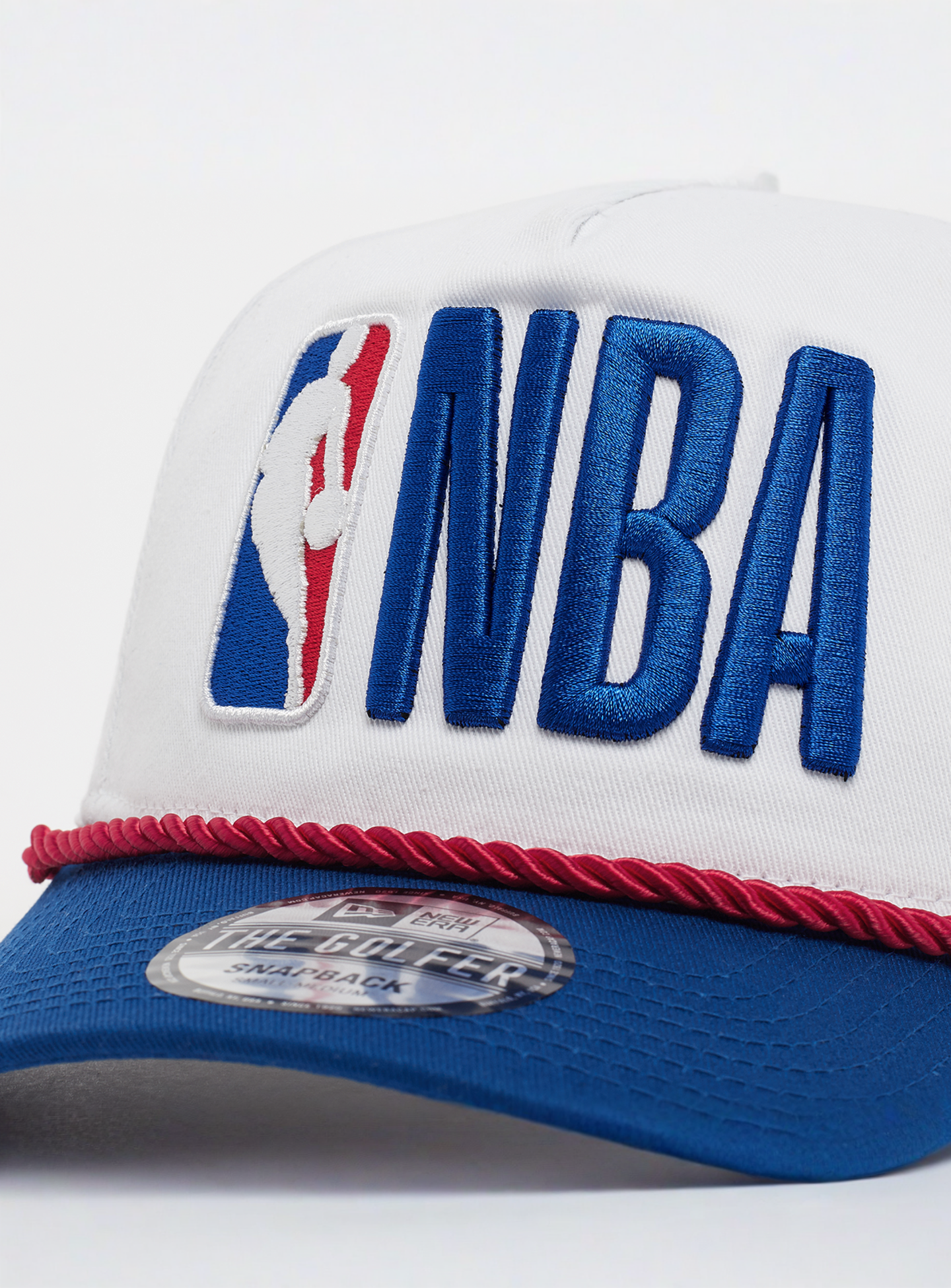 New Era, Golfer Washed NBA Logo, white, Image 4 of 4