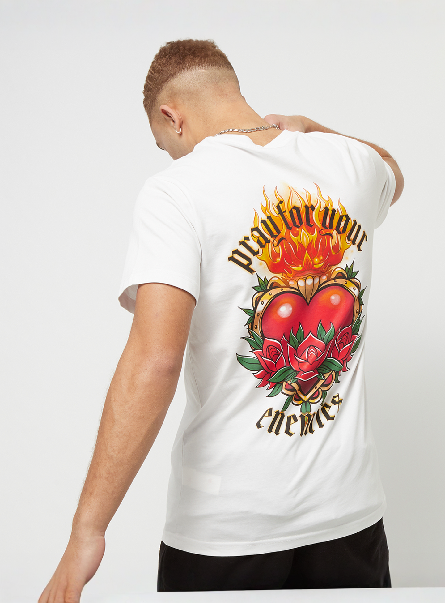 Mister Tee, Pray For Your Enemies Tee, white, Image 1 of 5