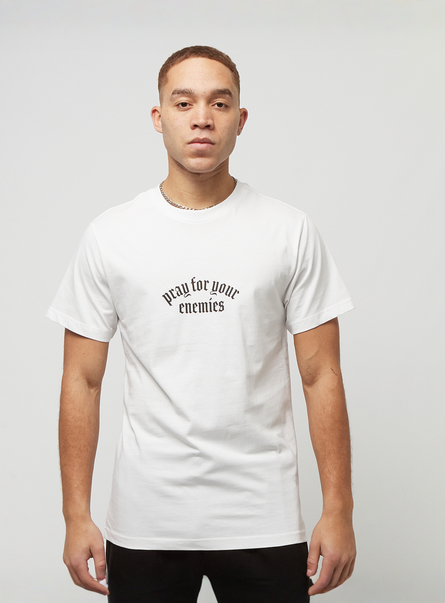 Mister Tee, Pray For Your Enemies Tee, white, Image 2 of 5