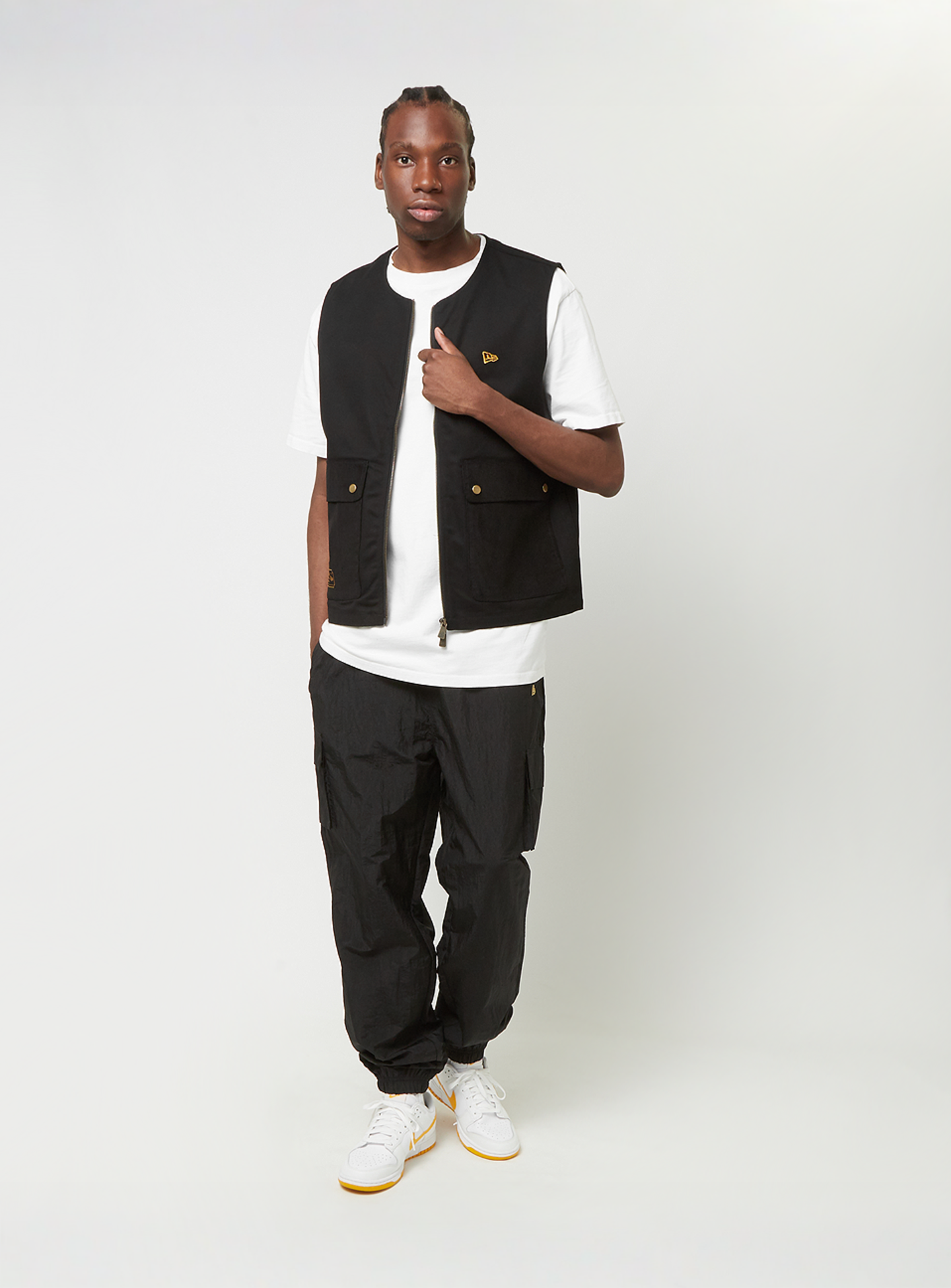 New Era, Woven Trackpant, black, Image 4 of 4