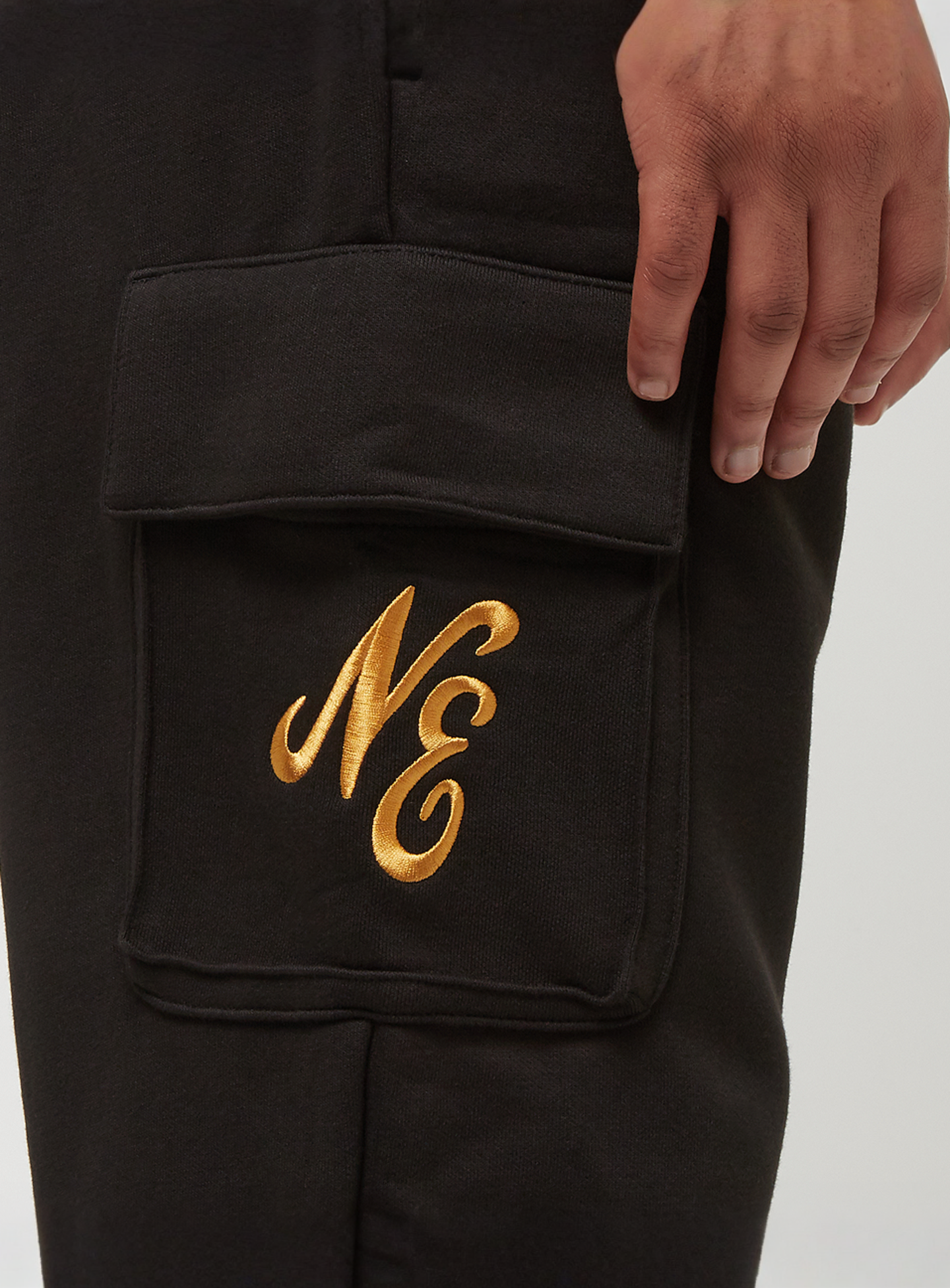 New Era, Script Cargo Joggers, black, Image 5 of 7
