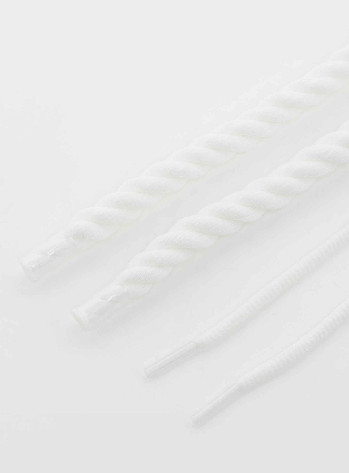 BAGGY, Rope Laces 10mm Set 120cm, white, Image 2 of 2
