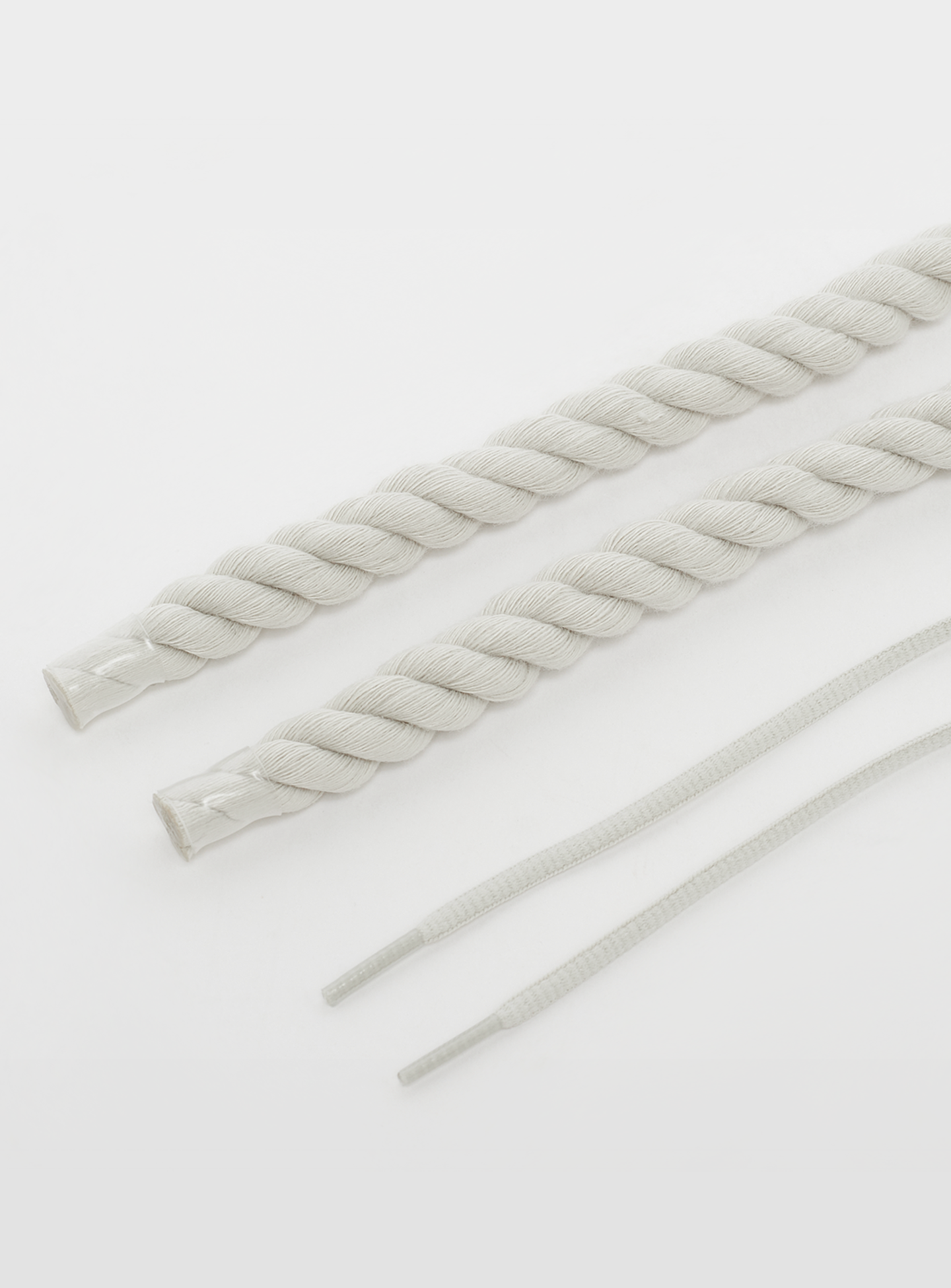 BAGGY, Rope Laces 14mm Set 120cm, grey, Image 2 of 2