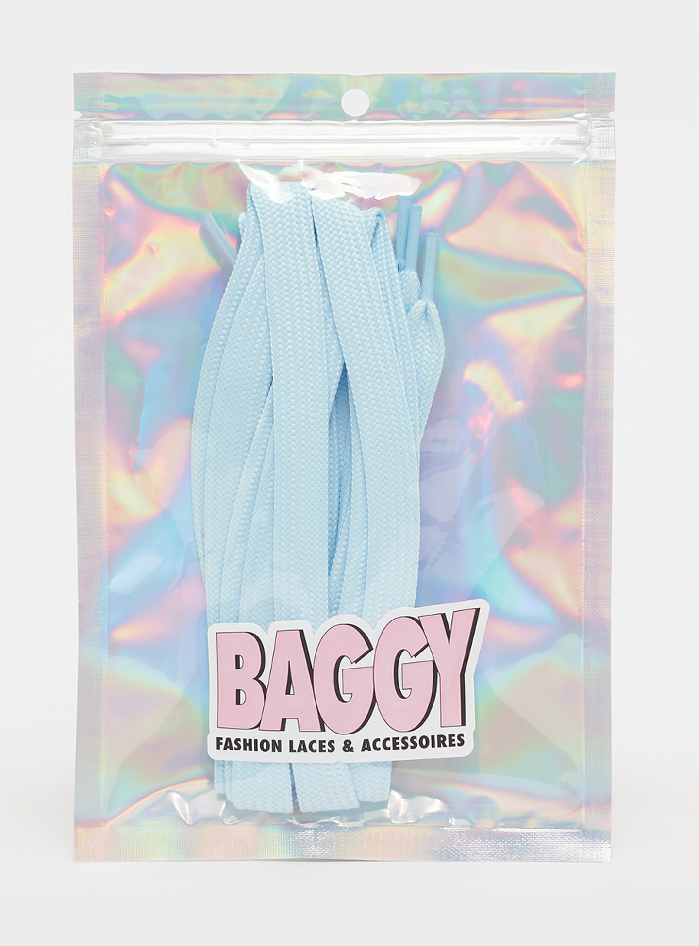 BAGGY, Fat Laces 2 Layer 140cm, blue, Image 1 of 2