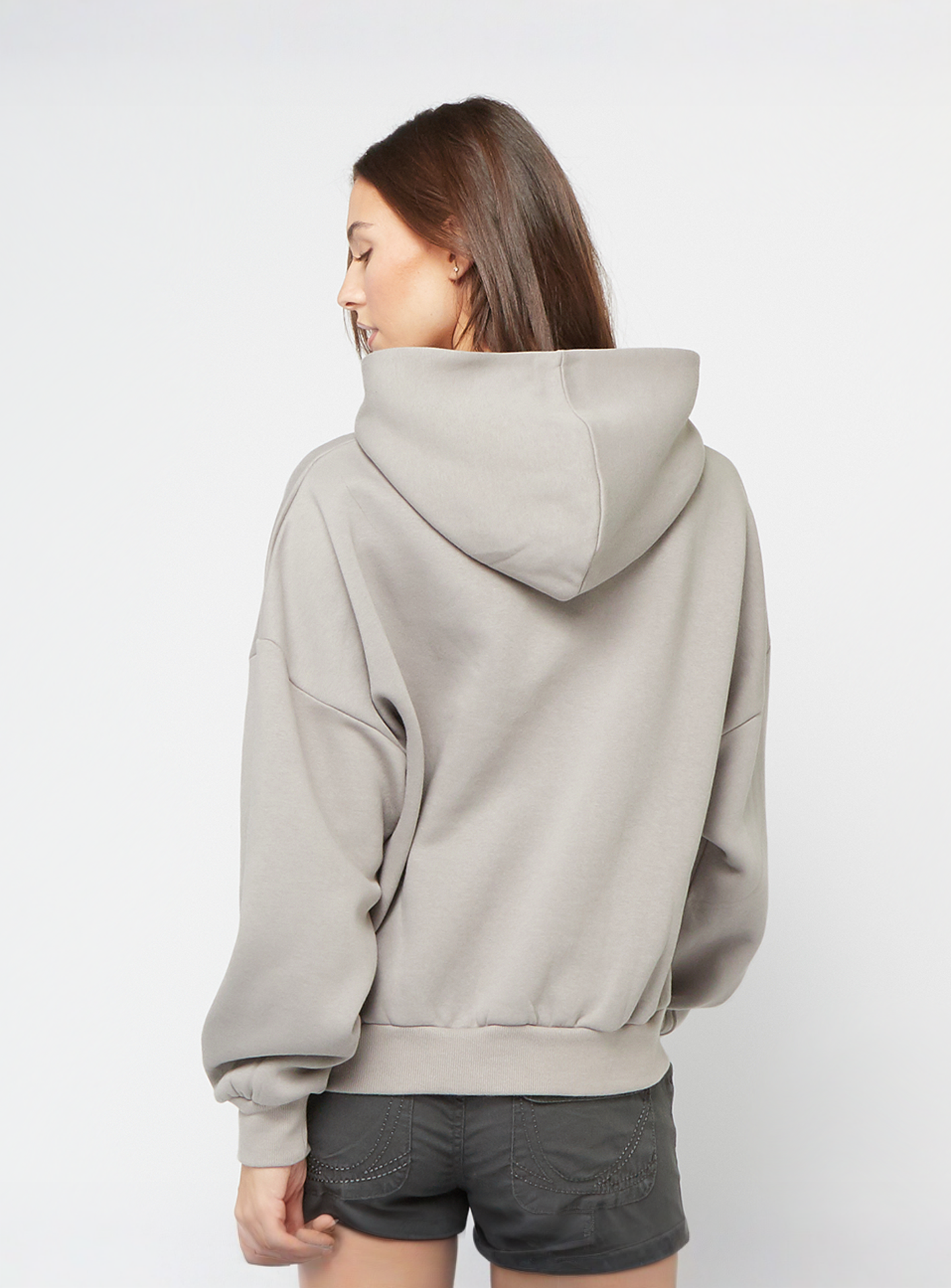 Karl Kani, Woven Signature Glitter Oversized Hoodie, grey, Image 2 of 4