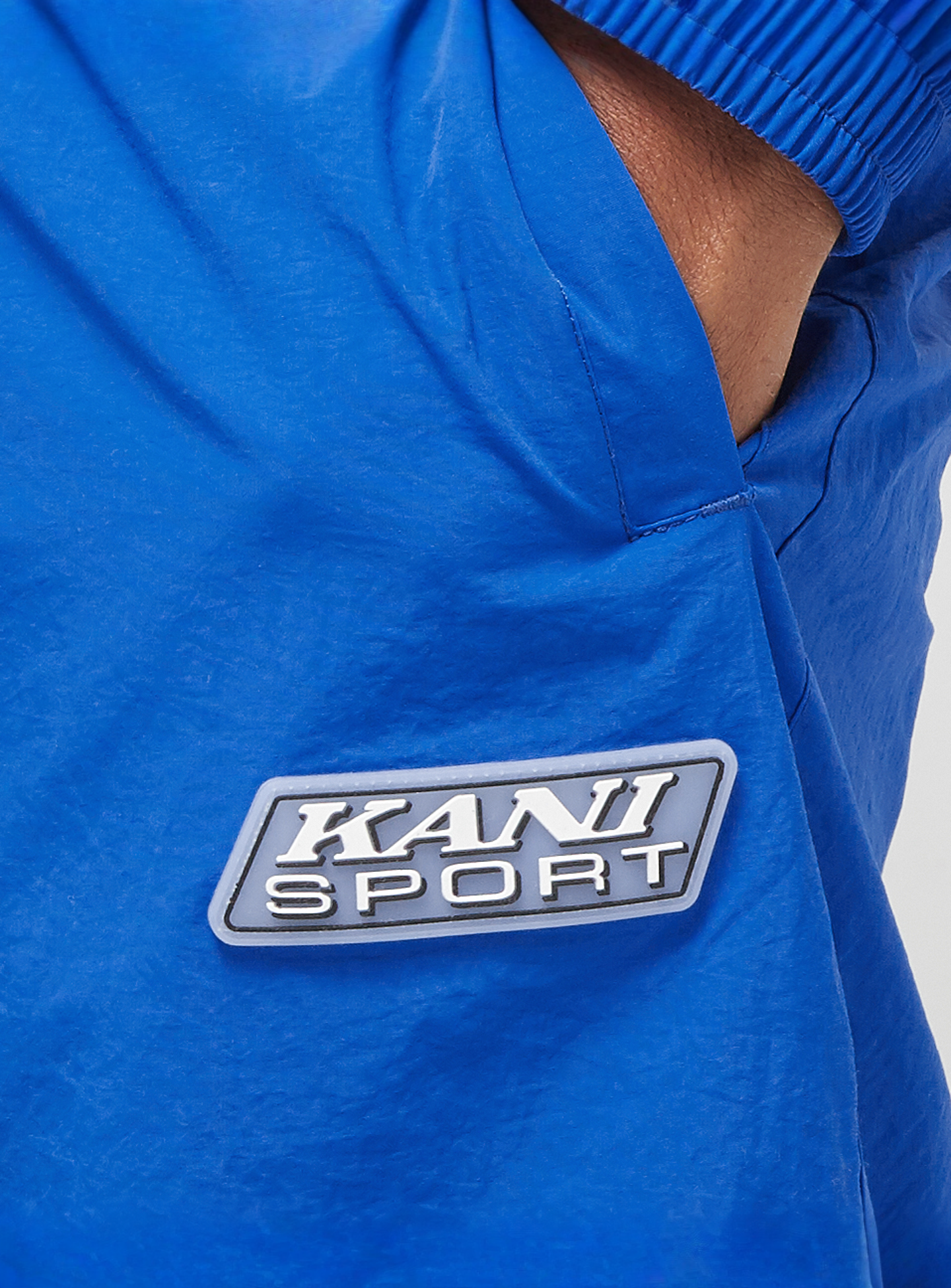 Karl Kani, Sport Patch Essential Trackpants, blue, Image 3 of 6