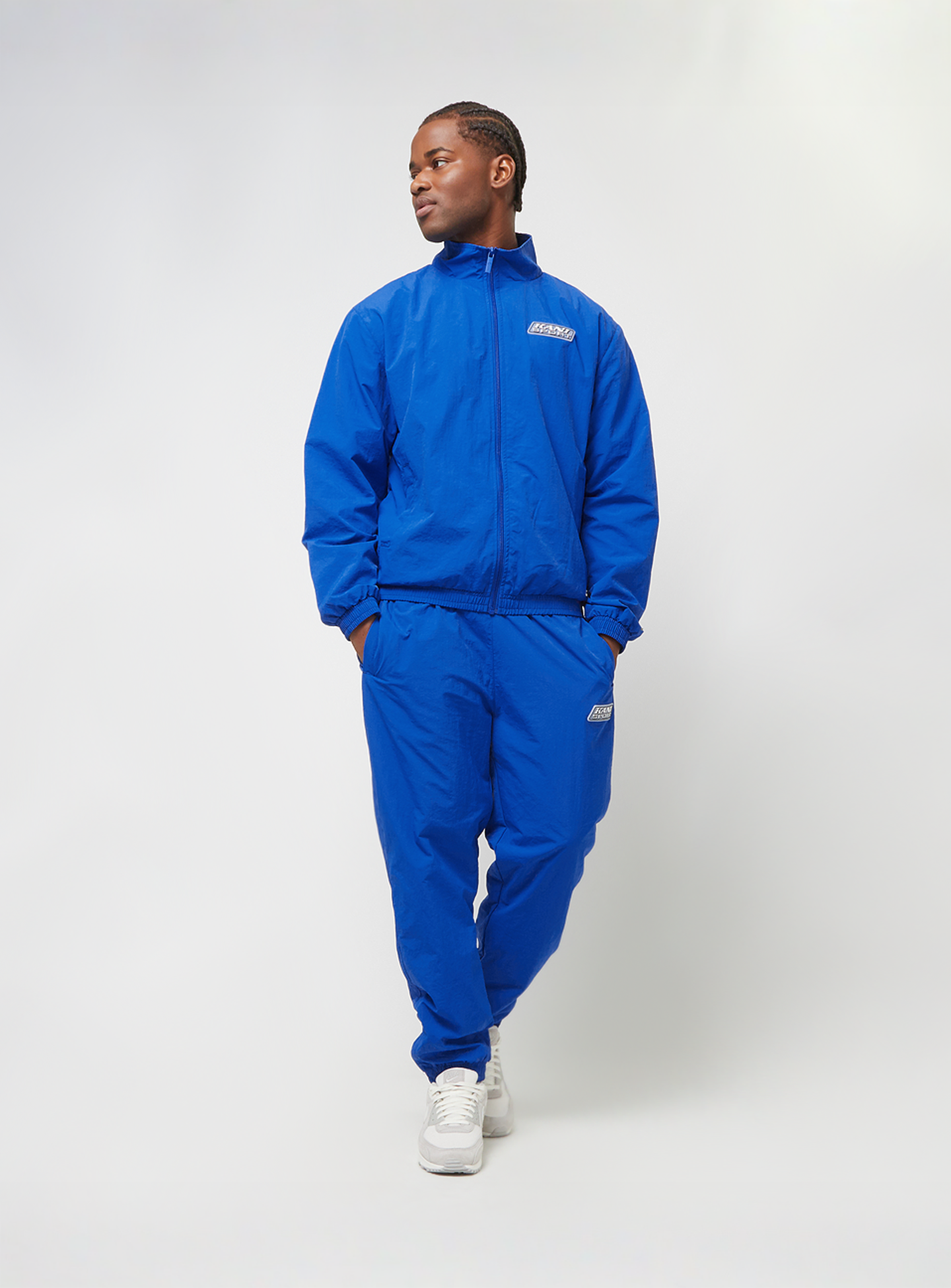 Karl Kani, Sport Patch Essential Trackpants, blue, Image 6 of 6