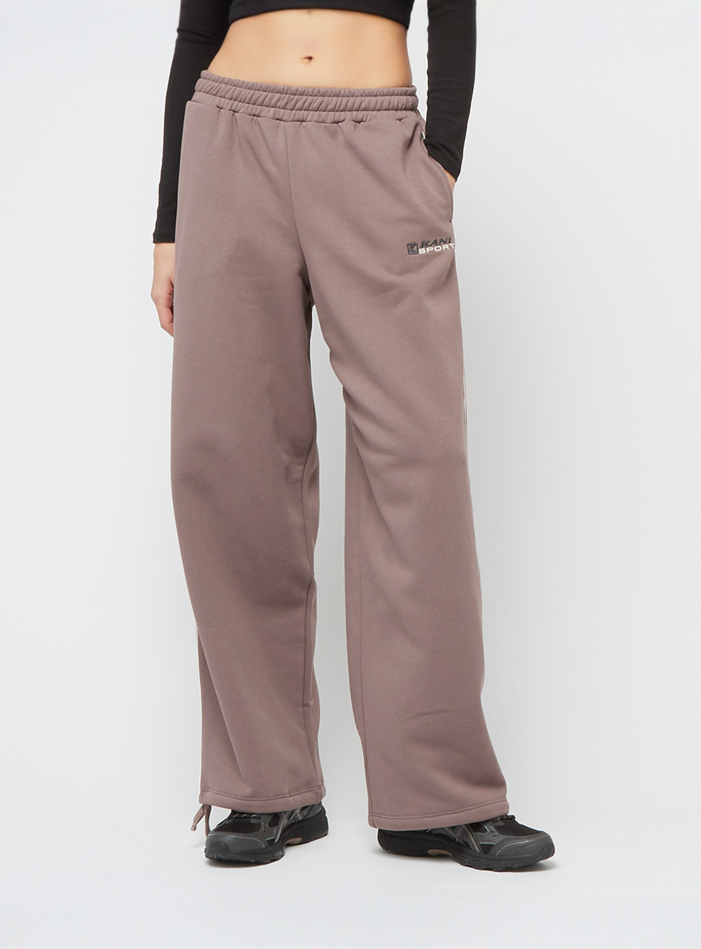 Karl Kani, Sport Relaxed Oversized Sweatpants, beige, Image 1 of 6
