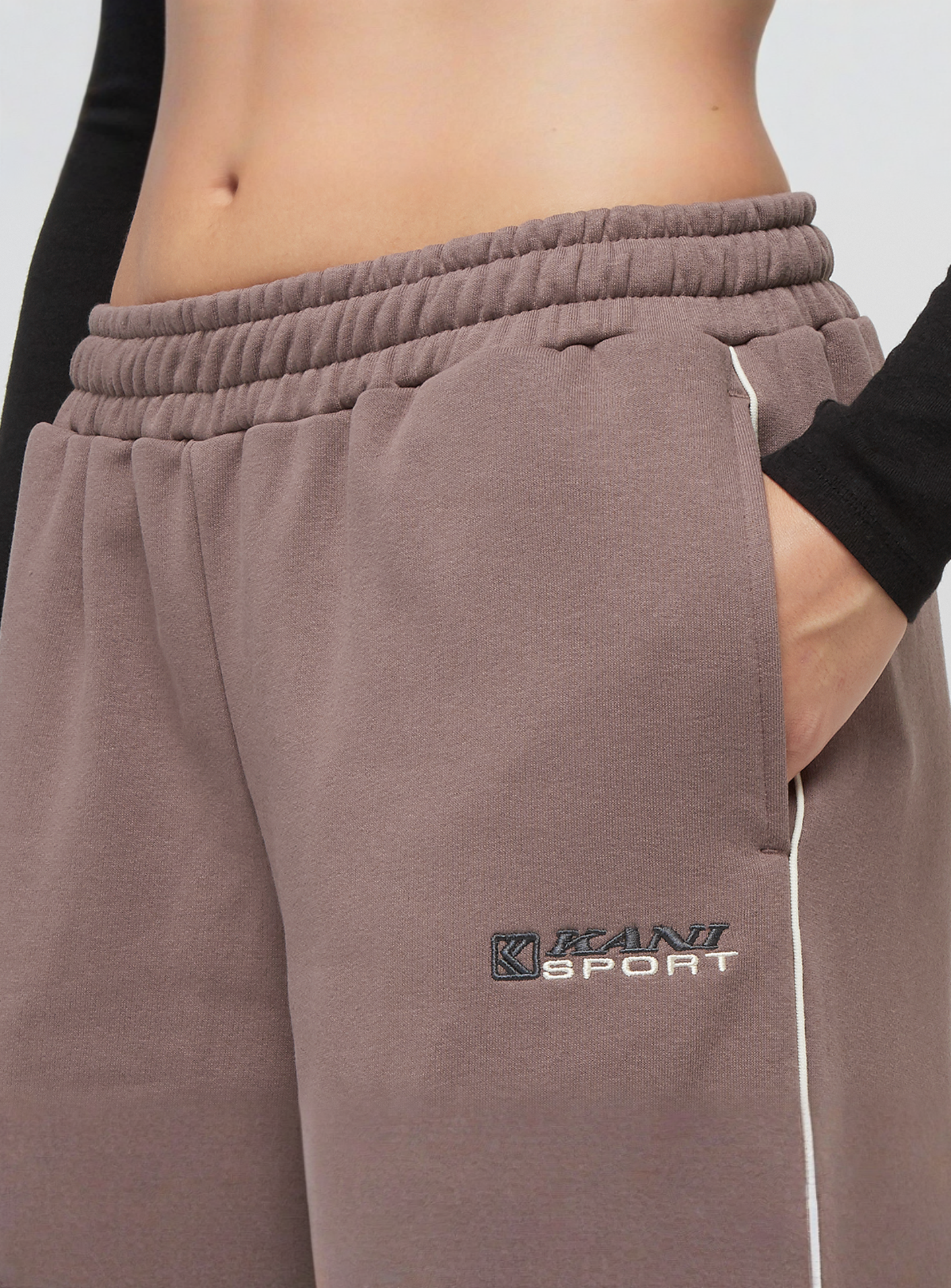 Karl Kani, Sport Relaxed Oversized Sweatpants, beige, Image 5 of 6