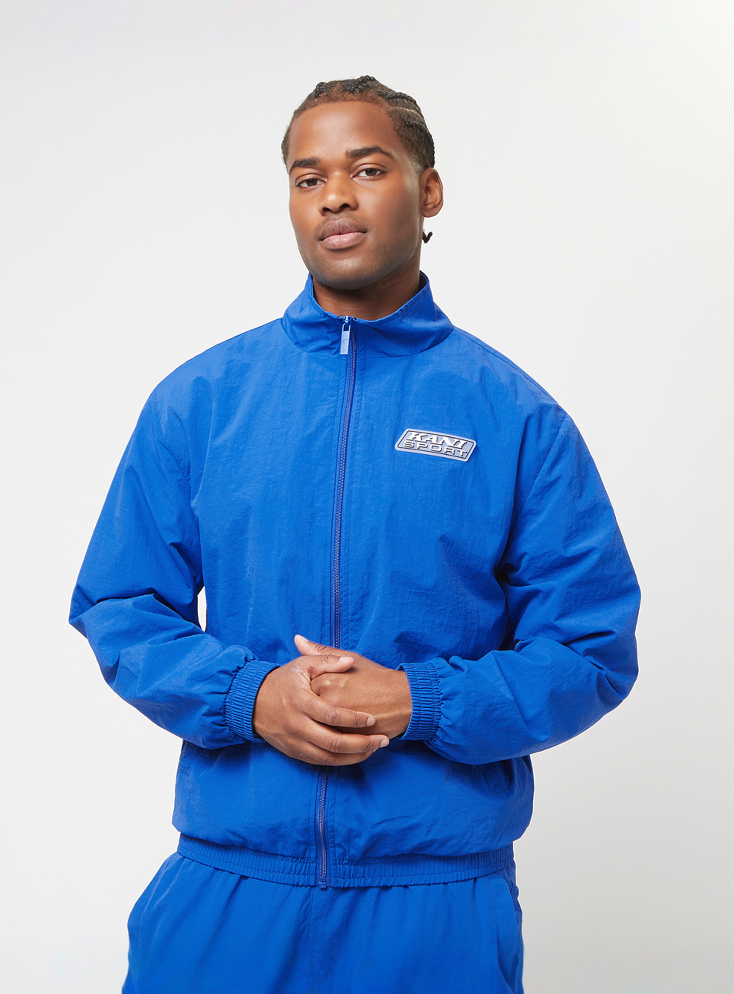 Karl Kani, Sport Patch Essential Trackjacket, blue, Image 1 of 4