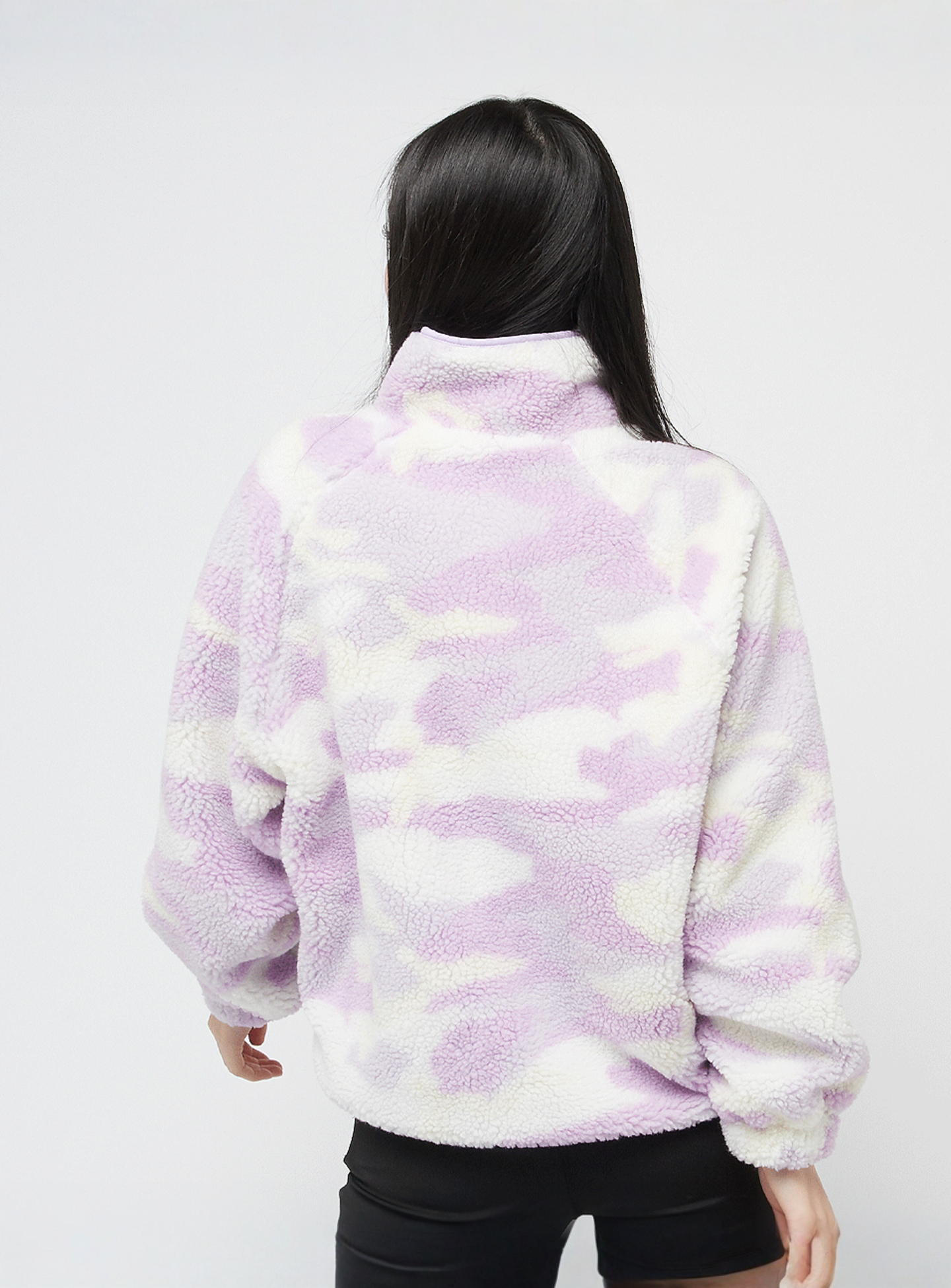 Karl Kani, Chest Signature Teddy Block Trackjacket, purple, Image 2 of 4