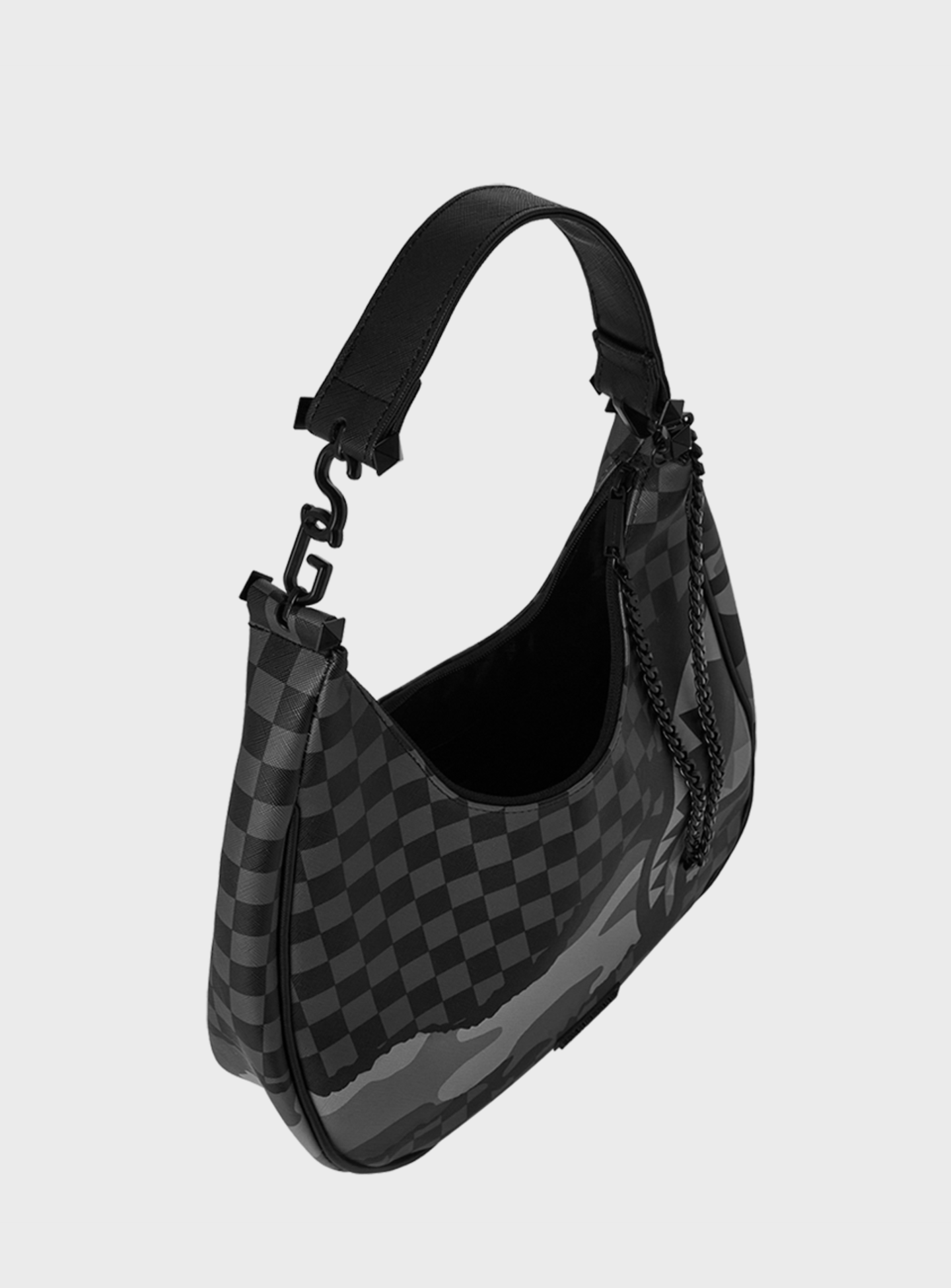 SPRAYGROUND, Split Up Camo Tear Vice Shoulder Bag camo, grey, Image 2 of 4