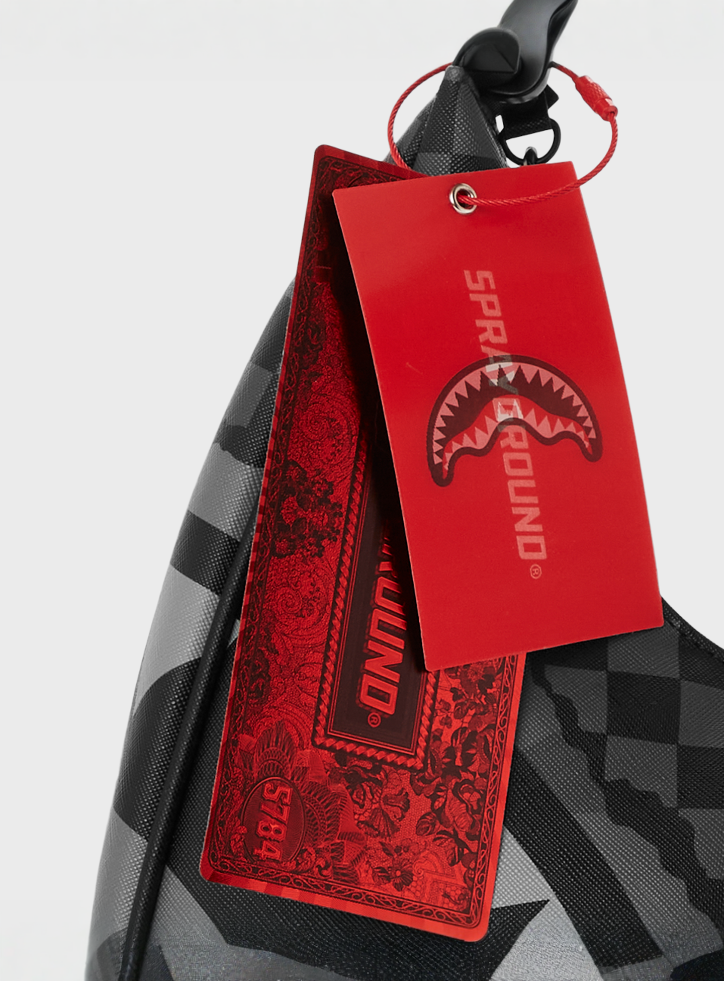 SPRAYGROUND, Split Up Camo Tear Vice Shoulder Bag camo, grey, Image 4 of 4