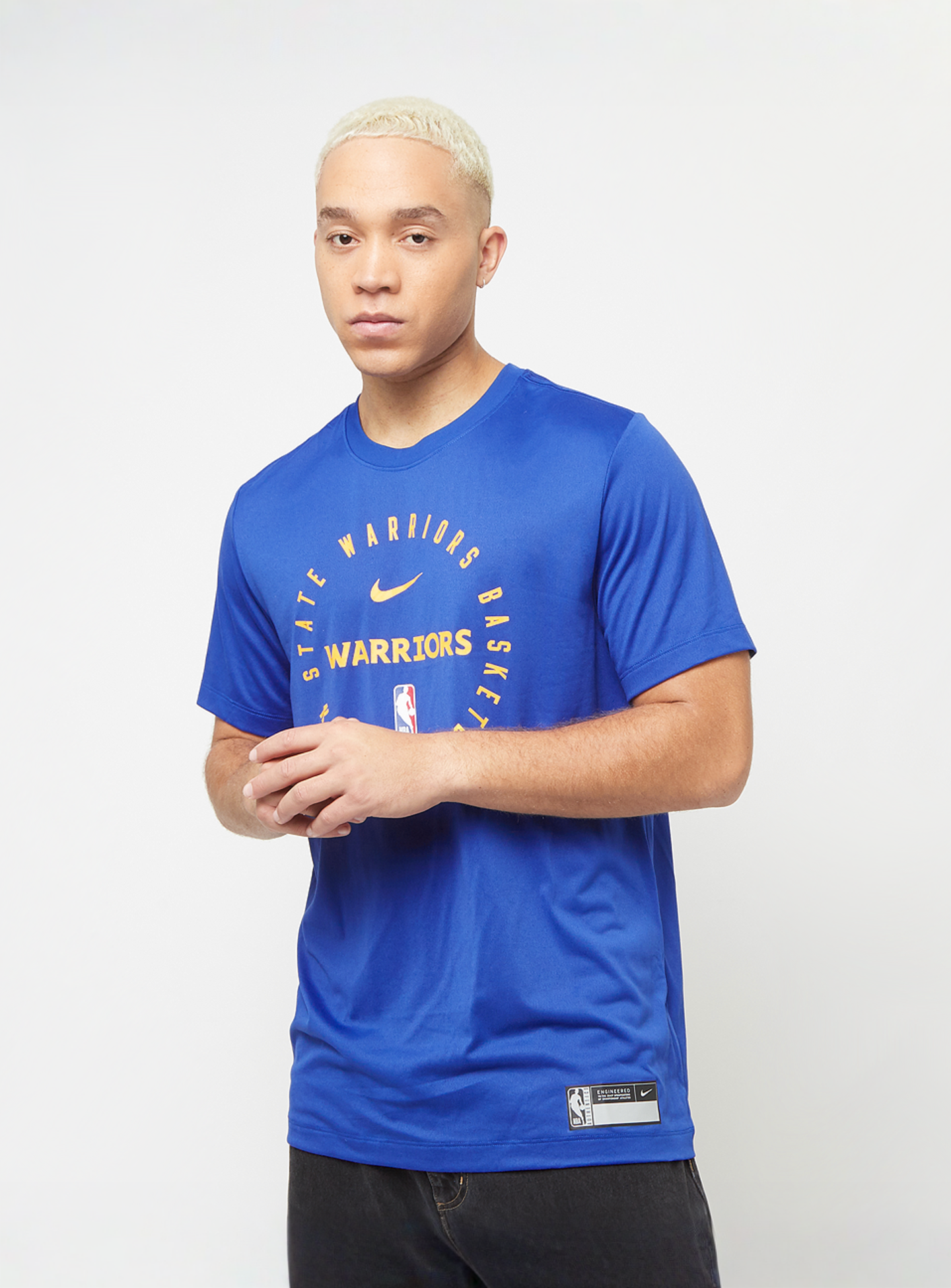 Nike, Golden State Warriors Dri-FIT NBA T-Shirt, blue, Image 1 of 5
