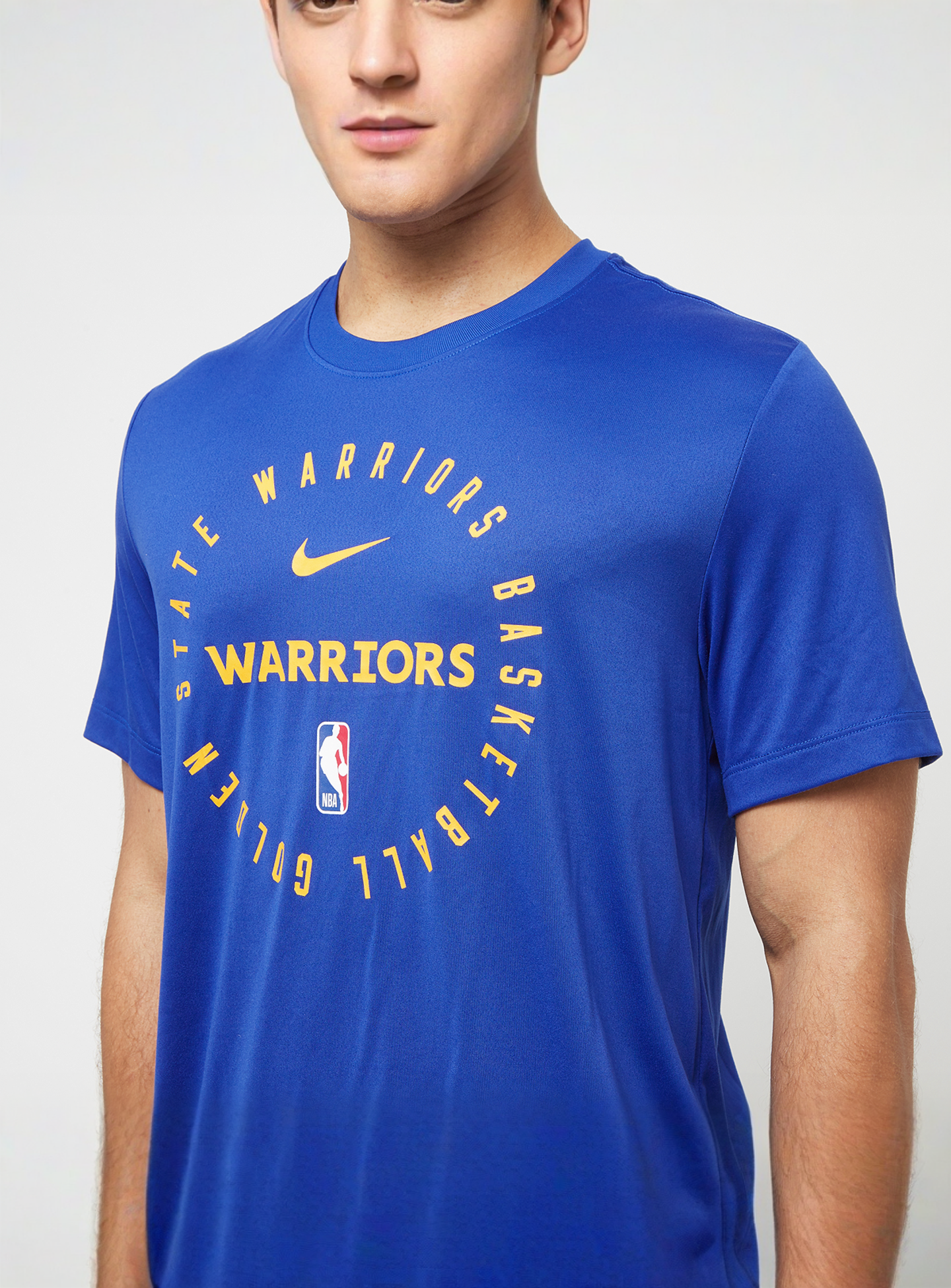 Nike, Golden State Warriors Dri-FIT NBA T-Shirt, blue, Image 3 of 5